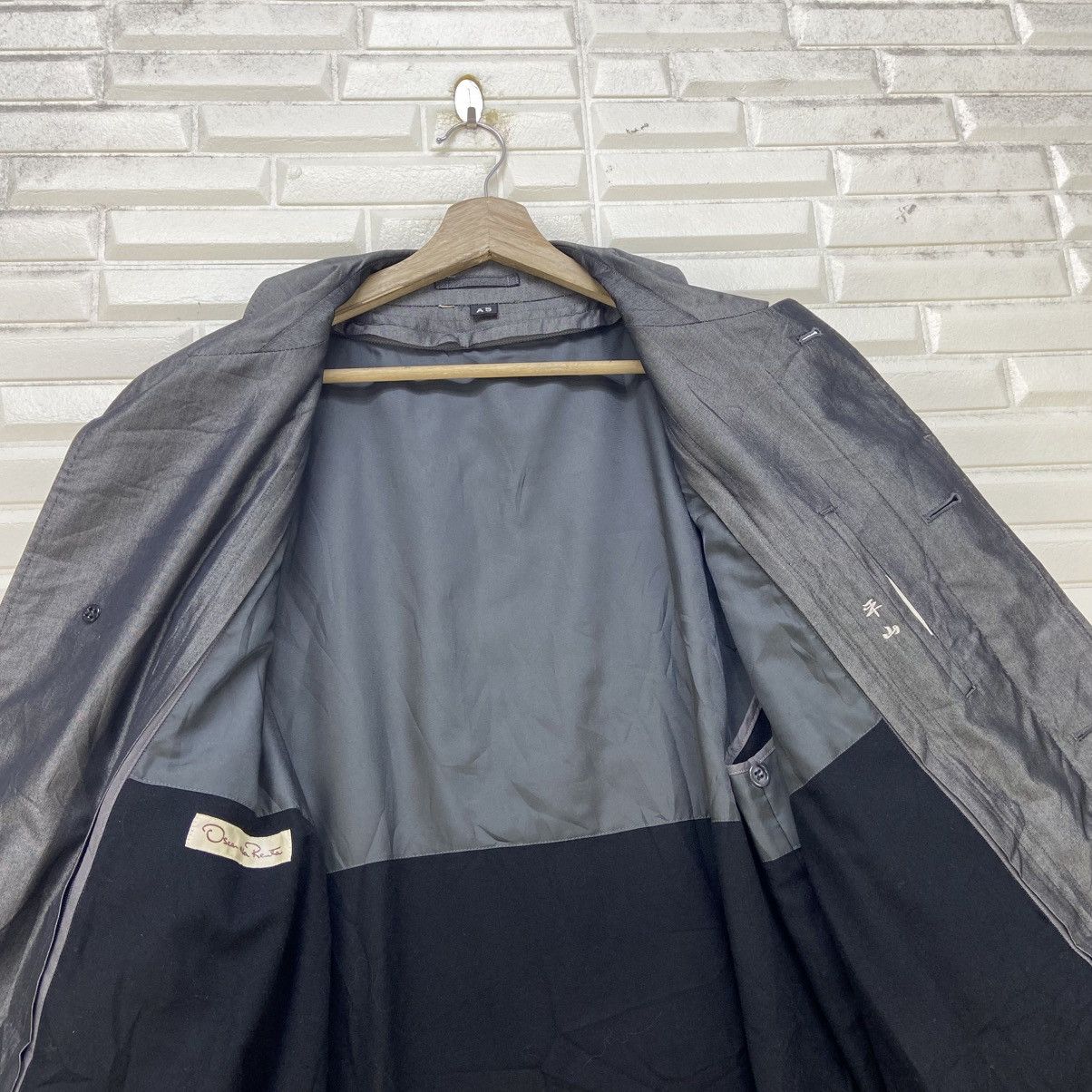 Oscar De La Renta Vintage Oscar De La Renta Shining Silver Long Coat Size US M / EU 48-50 / 2 - 5 Thumbnail