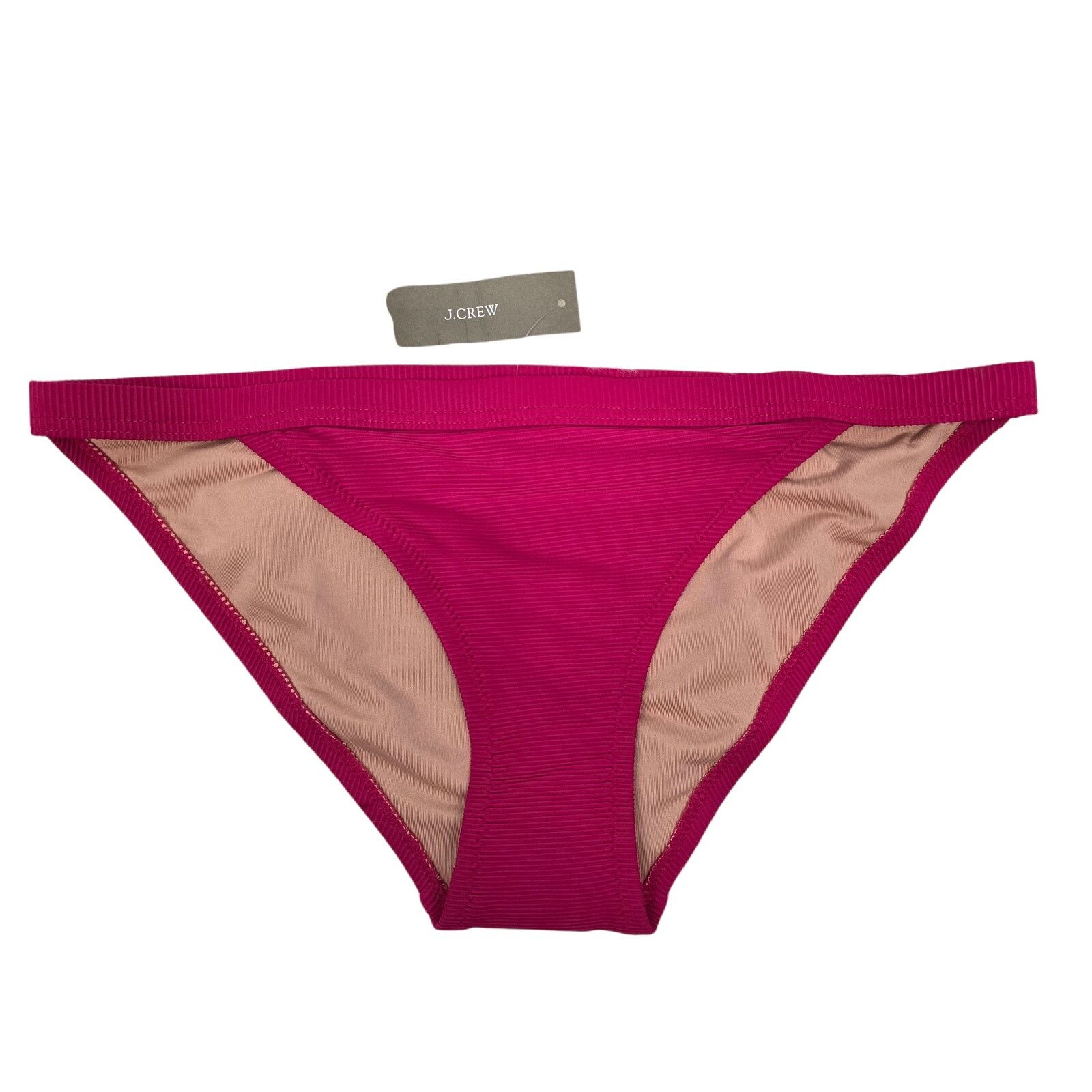 J.Crew J. Crew Ribbed-trim hipster full-coverage bikini bottom S Size ONE SIZE - 2 Thumbnail