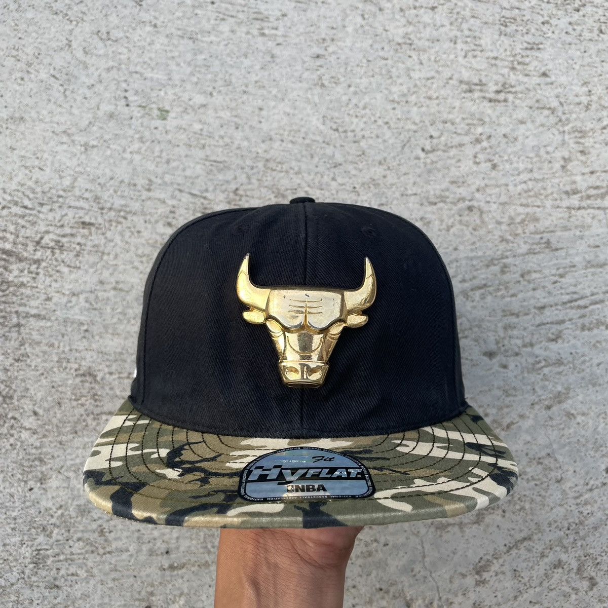 NBA 🔥SICK🔥 Chicago bulls hyflat hat Size ONE SIZE - 2 Thumbnail
