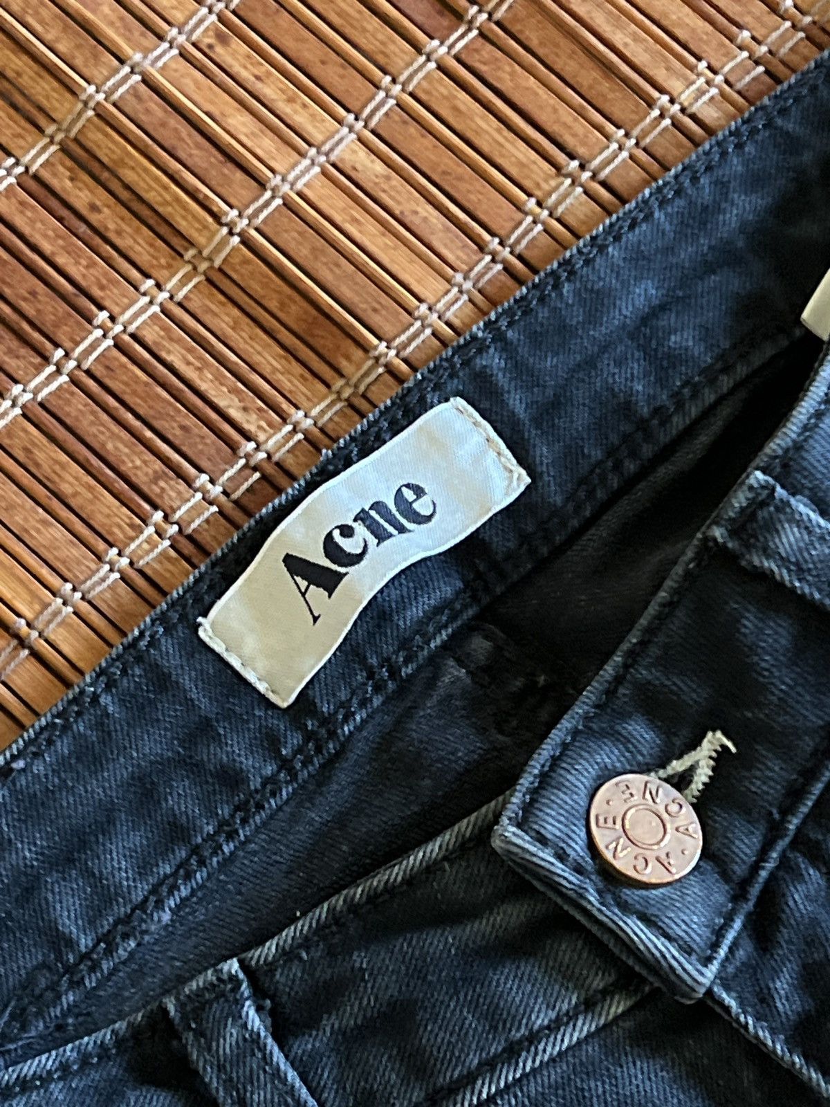 Acne Studios Vintage Acne studios Jeans style Hex/Basement black charcoal Size 26" / US 2 / IT 38 - 8 Thumbnail