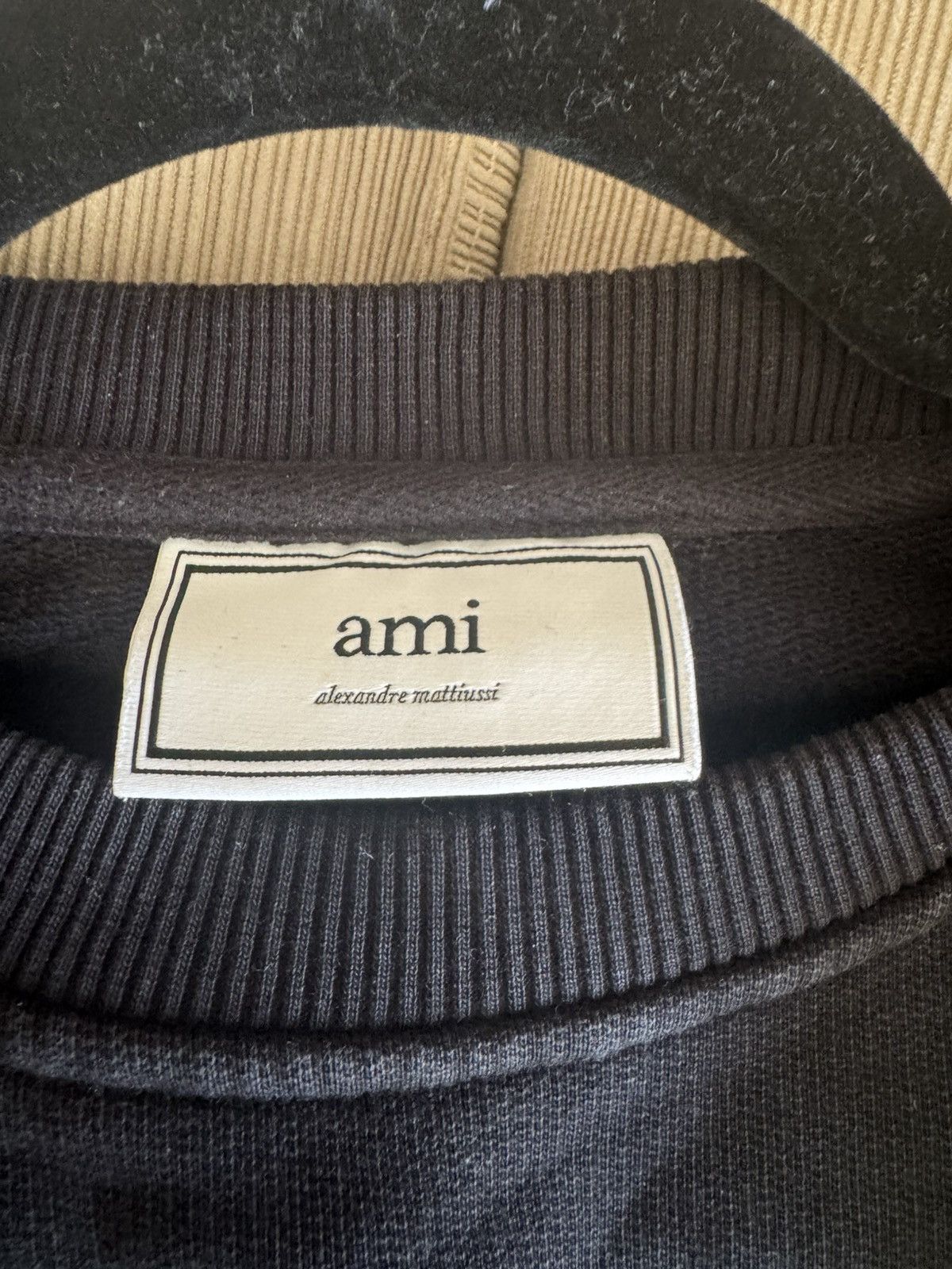 AMI AMI Alexandre Mattiussi Black Smiley Patch Sweater Size S Size US S / EU 44-46 / 1 - 4 Thumbnail