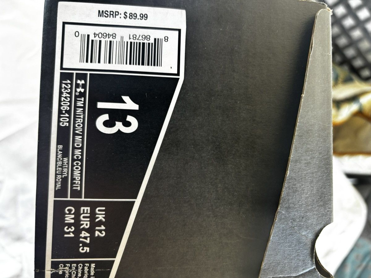 Under Armour Under armour cleats Tm nitro mid size 13 new Size US 13 / EU 46 - 6 Thumbnail