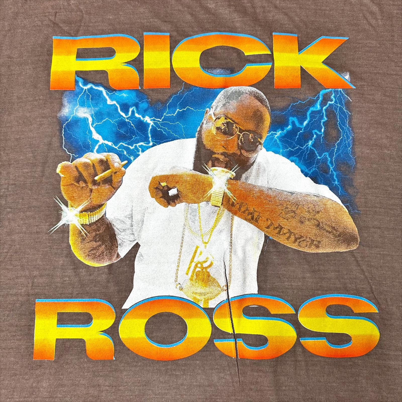 Rap Tees NWOT Rick Ross Official Graphic T-Shirt Brown Men’s 2XL Size US XXL / EU 58 / 5 - 3 Thumbnail
