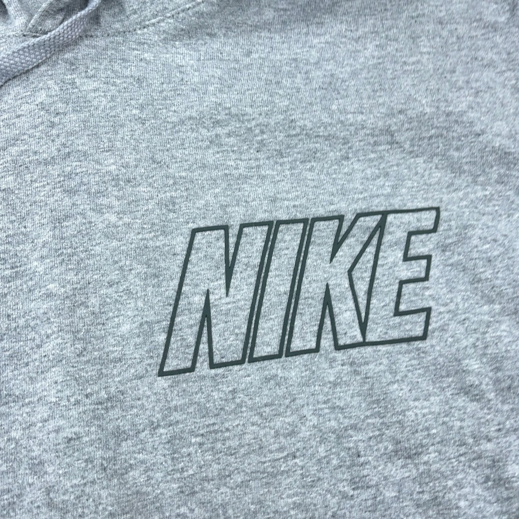 Nike Nike Shirt Men Medium Gray Black Tee Hoodie Heather Unlined Geometric Adult Size US M / EU 48-50 / 2 - 4 Thumbnail