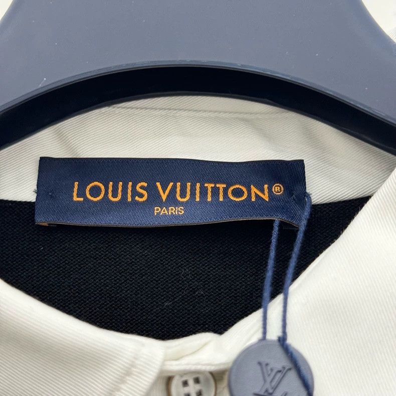 Louis Vuitton Louis Vuitton The Latest Color-Block Long-Sleeve Polo Shir Size US XL / EU 56 / 4 - 4 Thumbnail