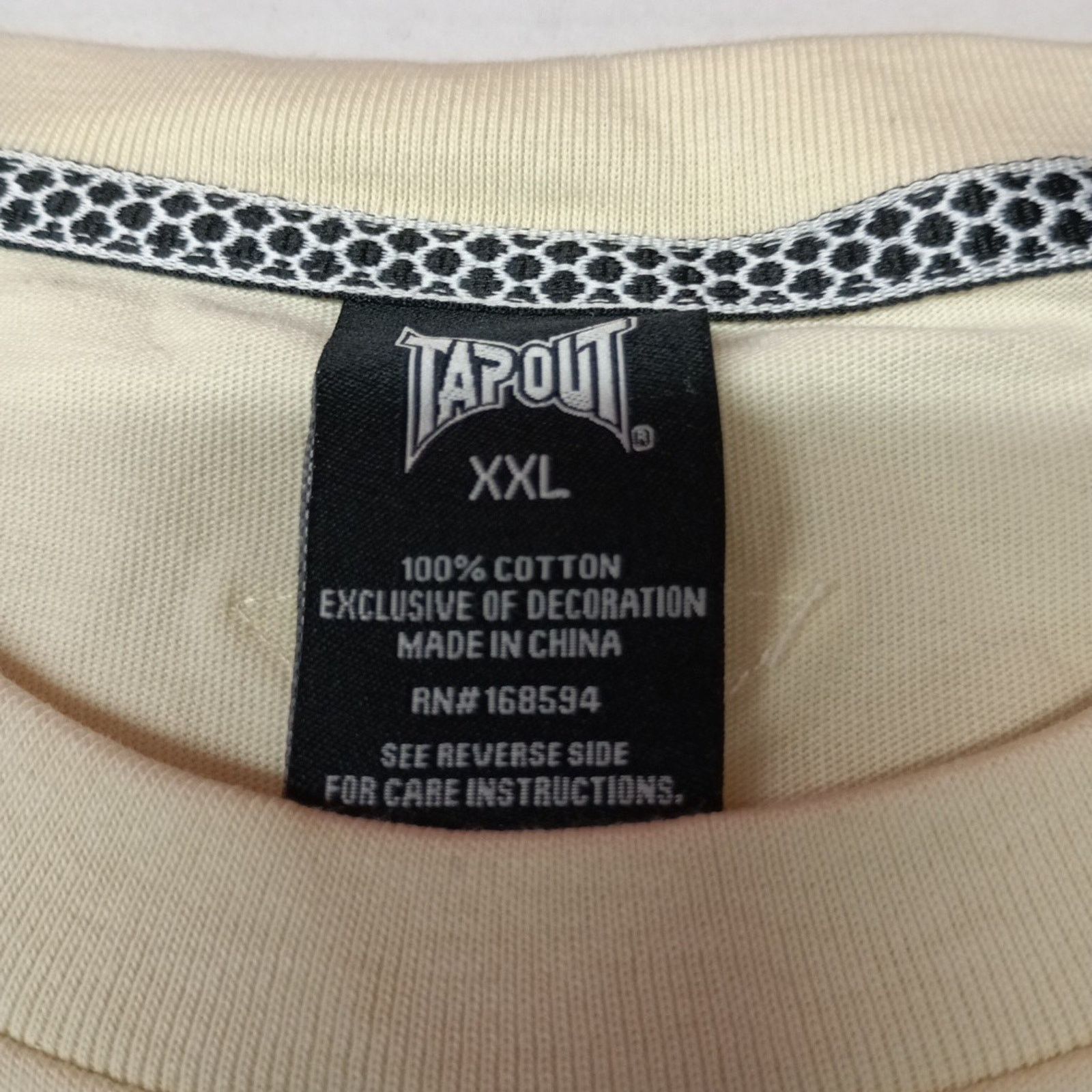 Tapout Tapout NWT Men’s AOP MMA Shirt Cotton Size 2XL Olive Cream Size US XXL / EU 58 / 5 - 3 Thumbnail