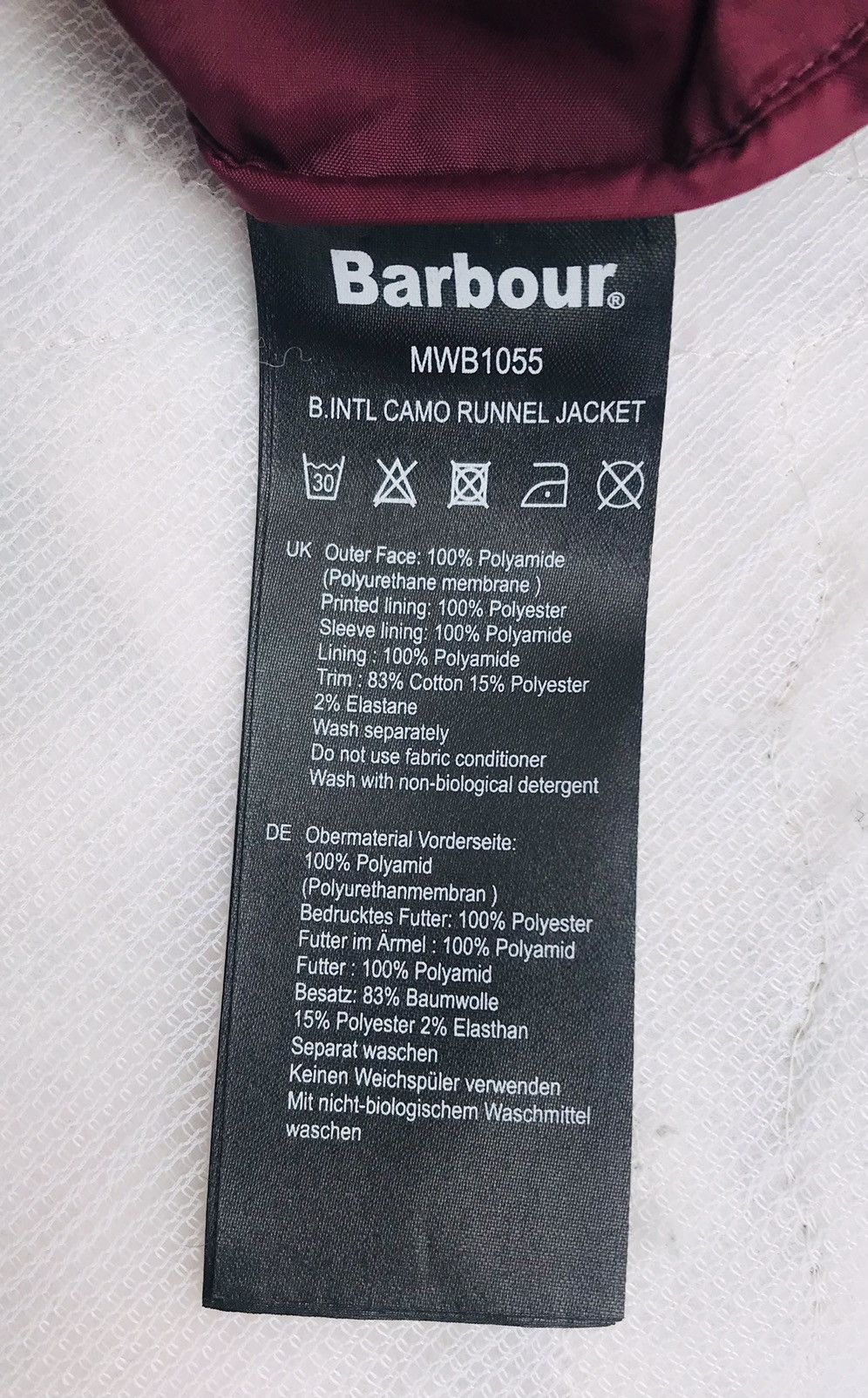 Barbour Barbour International Camo Runnel Bomber Waterproof Jacket Size US M / EU 48-50 / 2 - 13 Thumbnail