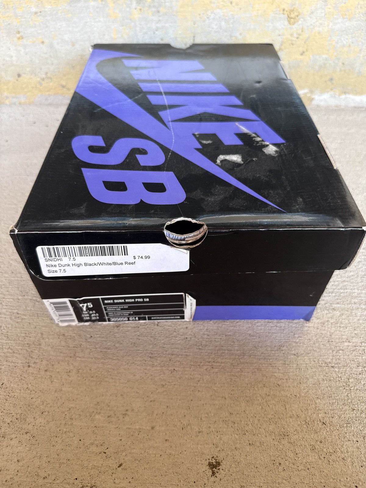 Nike SB Used Nike SB Dunk High Send Help in Size 7.5 US M Size US 7.5 / EU 40-41 - 7 Thumbnail