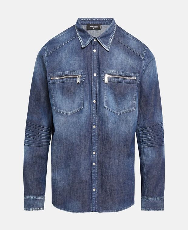 Dsquared2 Denim shirt Size 44R - 1 Preview