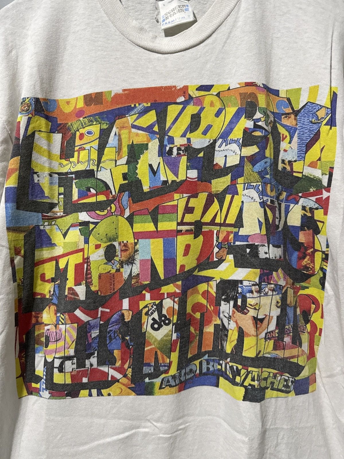 Band Tees Happy Mondays Pills 'n' Thrills and Bellyaches" album tees Size US L / EU 52-54 / 3 - 2 Thumbnail
