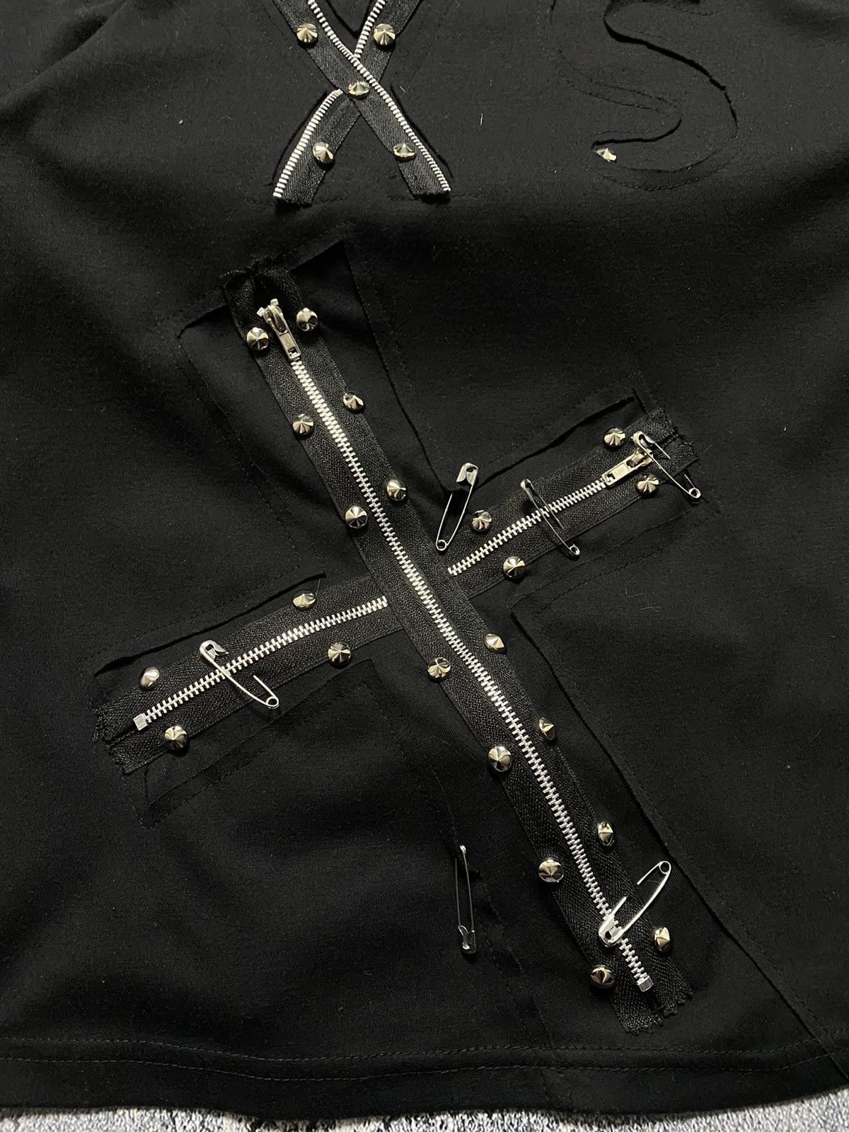 20471120 × Japanese Brand XSPUNK Opium Gothic Zip Twists T-Shirt Ifsixwasnine Lgb vibe Size M / US 6-8 / IT 42-44 - 5 Thumbnail