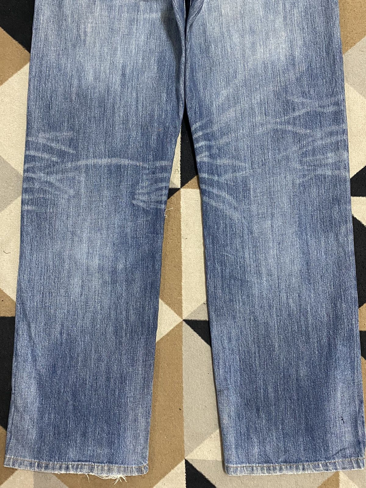 Old Navy Vintage Japanese Brands Navy Faded Wash Loose Jeans Size US 32 / EU 48 - 6 Thumbnail