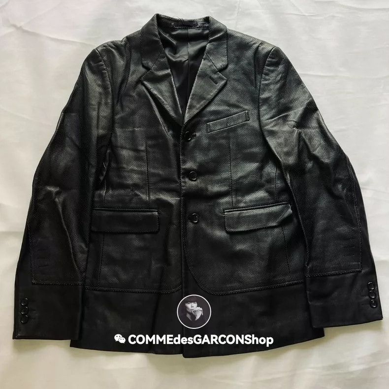 Comme des Garcons Comme Des Garcons Patchwork leather jacket Size US M / EU 48-50 / 2 - 1 Thumbnail