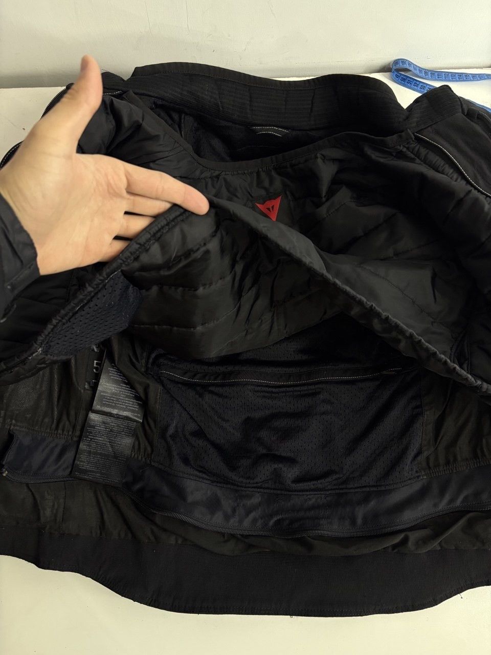 Dainese Dainese Racing 3 Waterproof Motorcycle Jacket Black White Size US L / EU 52-54 / 3 - 15 Thumbnail