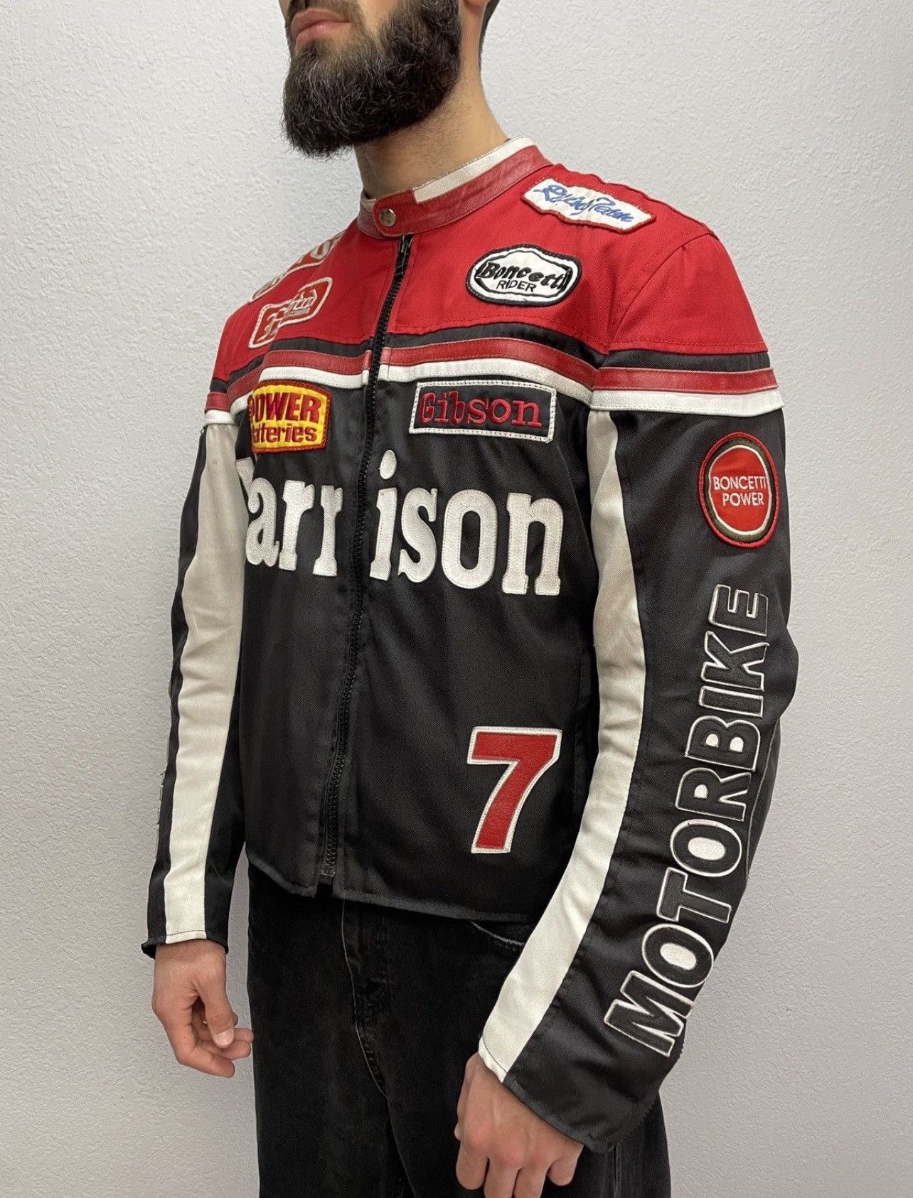 Racer Worldwide Harrison "Dark Devil" Racing Jacket - Nylon & Leather Hybrid Size US L / EU 52-54 / 3 - 2 Thumbnail