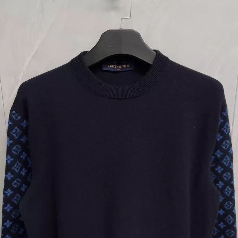 Louis Vuitton Louis Vuitton Logo Cashmere Blend Sweater -2505 Size US L / EU 52-54 / 3 - 2 Thumbnail