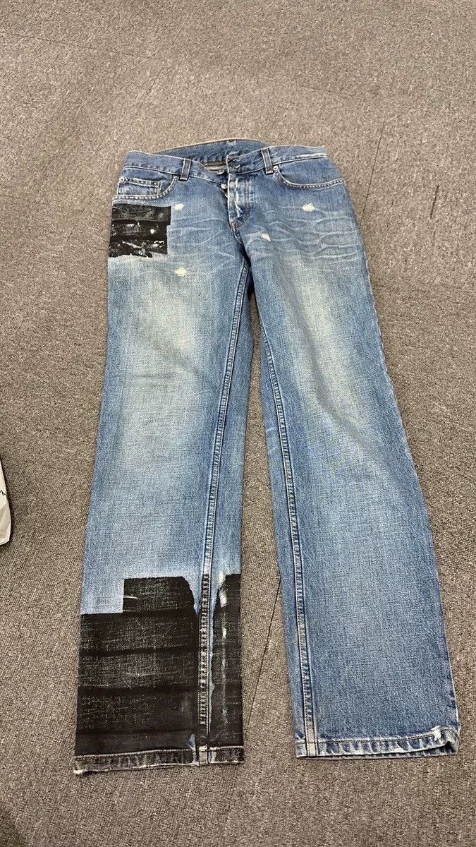 Helmut Lang HELMUT LANG Painted jeans Size US 31 - 1 Thumbnail