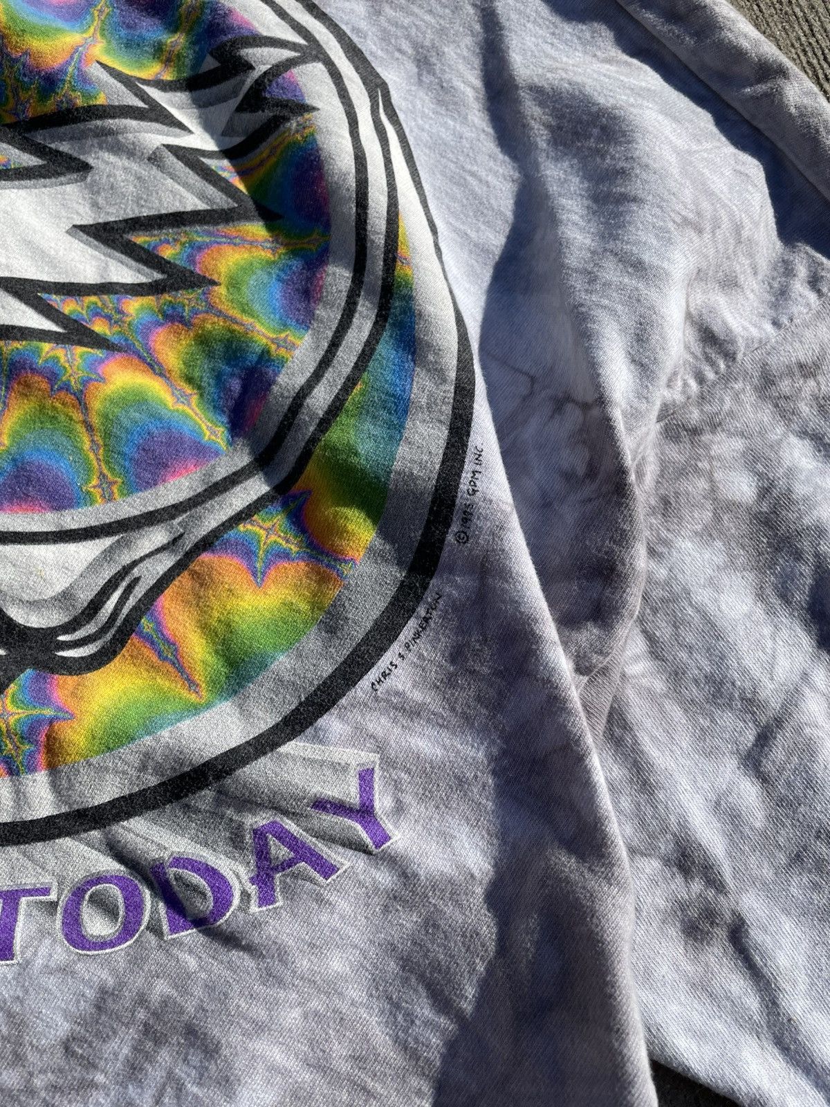 Band Tees Vintage 1995 Grateful Dead dead.net Grey Tie-Dye Band tee Size US L / EU 52-54 / 3 - 7 Thumbnail