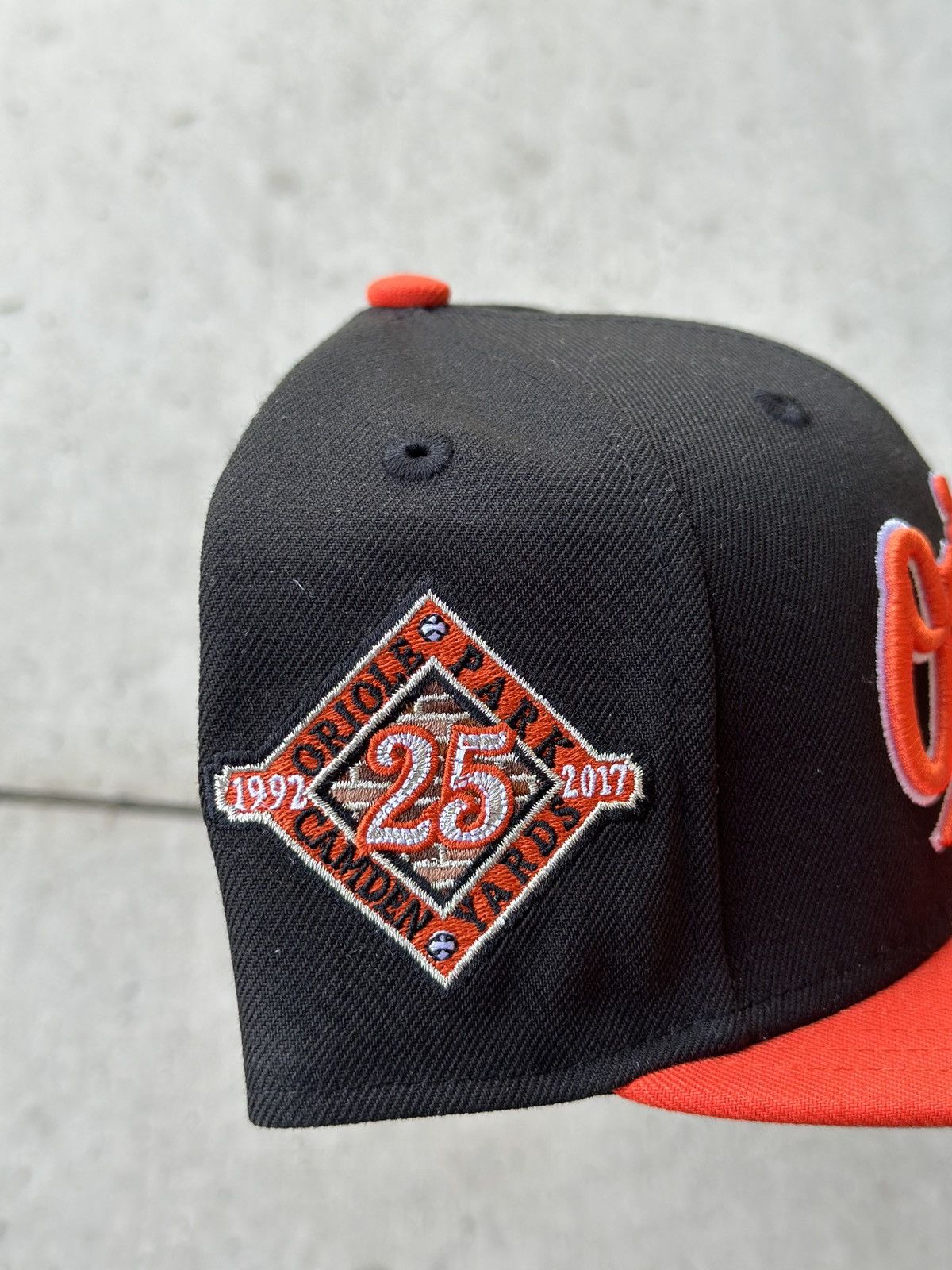 Hat Club × MLB × New Era Baltimore Orioles Jersey Script Two Tone Fitted Hat 7 1/4 Size ONE SIZE - 2 Thumbnail