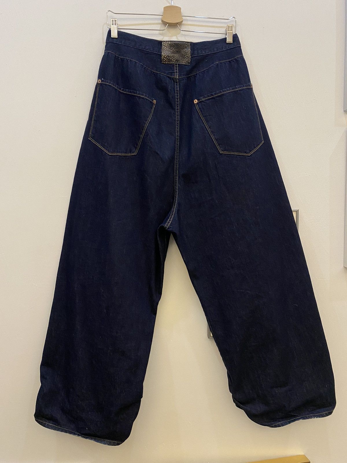 Japanese Brand Baggy Low Rise Denim Jeans Size US 32 / EU 48 - 6 Thumbnail