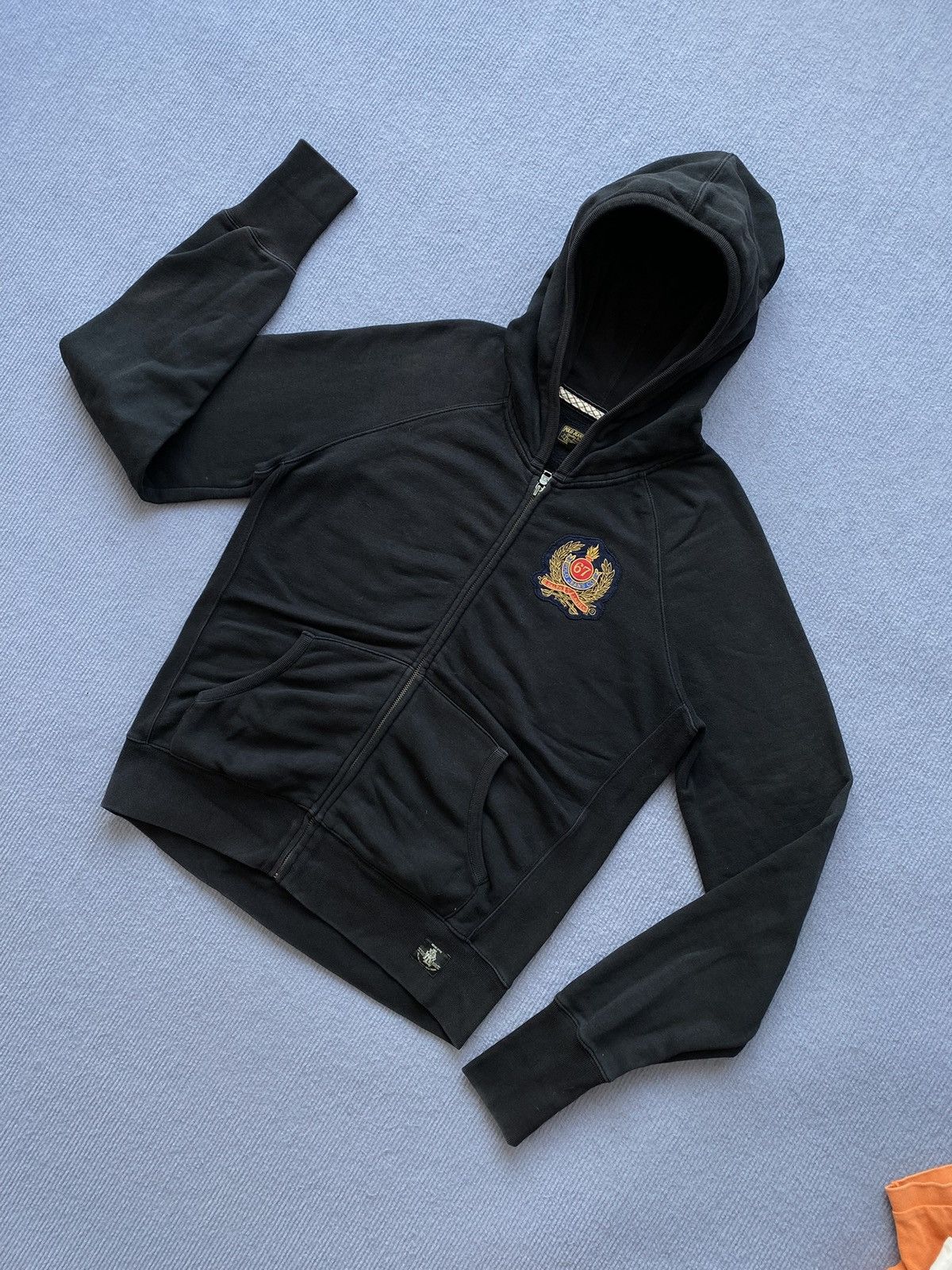 Polo Ralph Lauren Black Polo Ralph Lauren “67” Zip Up Hoodie Size US L / EU 52-54 / 3 - 5 Thumbnail