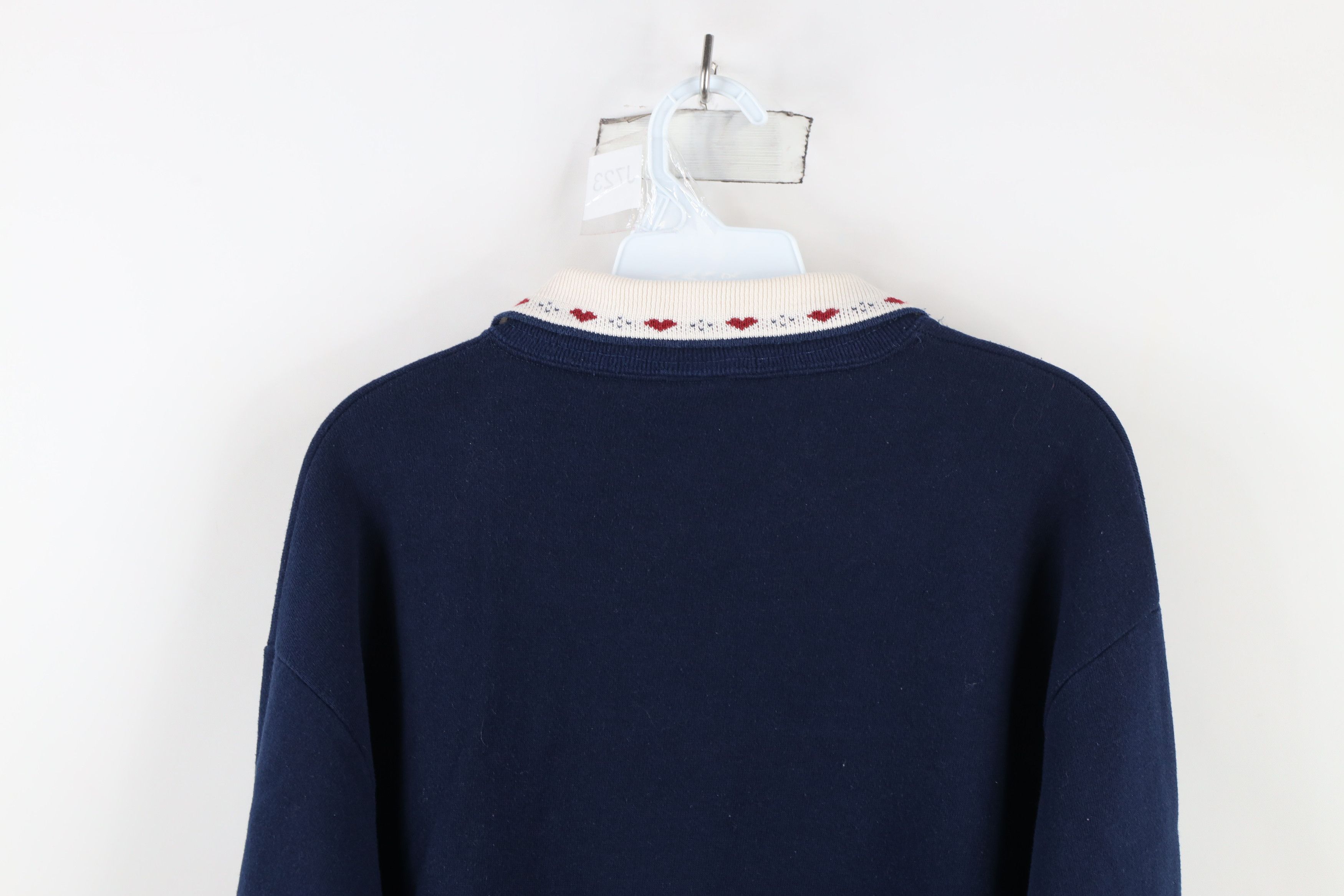 Vintage Vintage 90s Streetwear Birdhouse Collared Sweatshirt USA Size M / US 6-8 / IT 42-44 - 14 Thumbnail