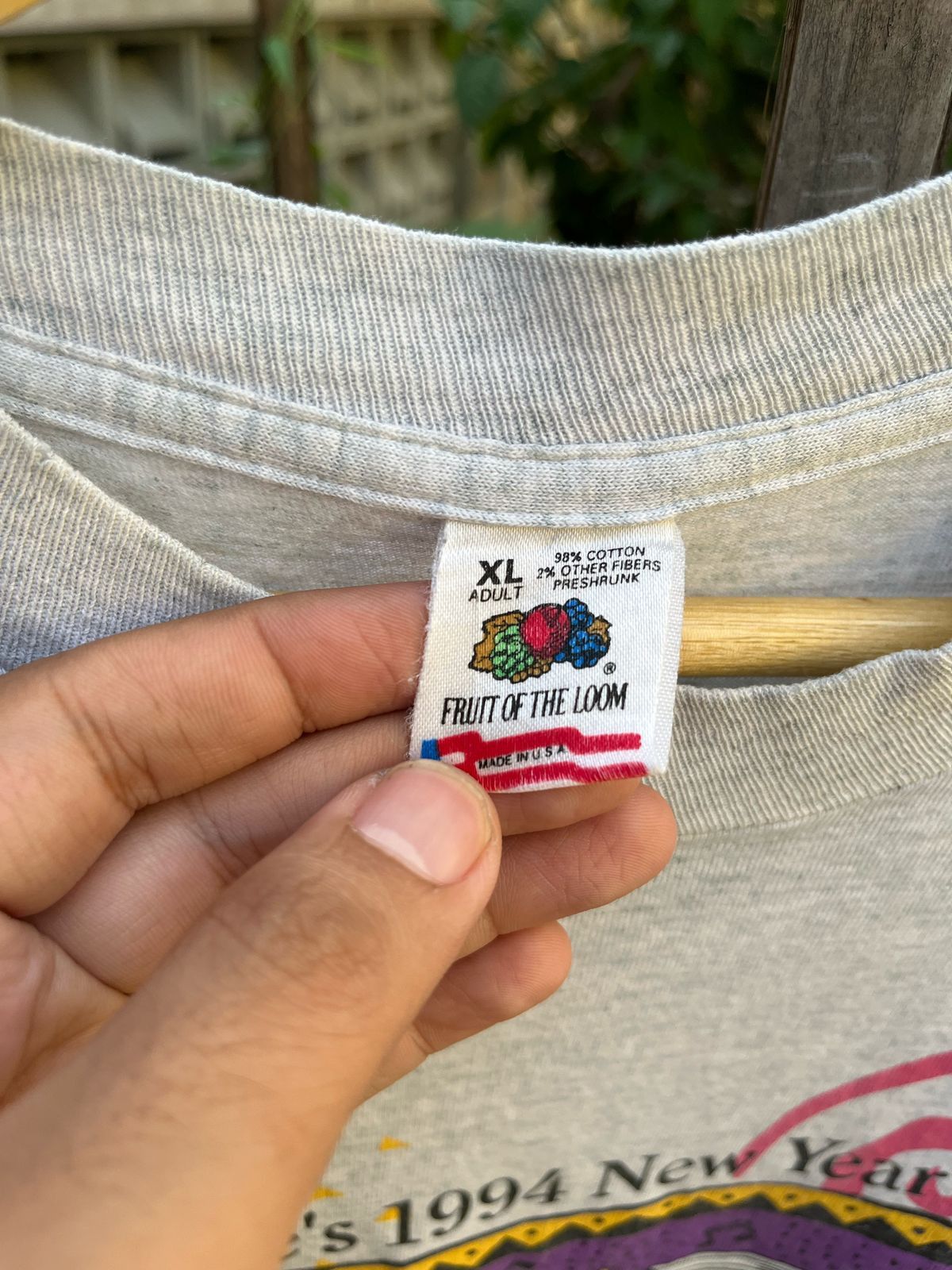 Fruit Of The Loom × Vintage vintage tempe block party 1994 new york eve tshirt Size US XL / EU 56 / 4 - 5 Thumbnail