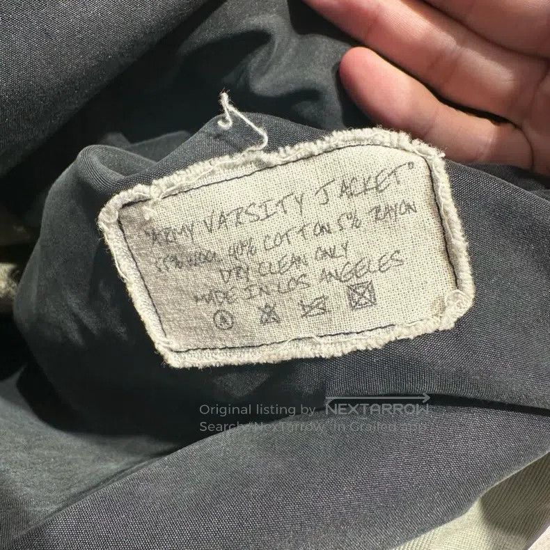 Greg Lauren Greg Lauren Military Green Wool Embroidered Baseball Jacke Size US L / EU 52-54 / 3 - 4 Thumbnail