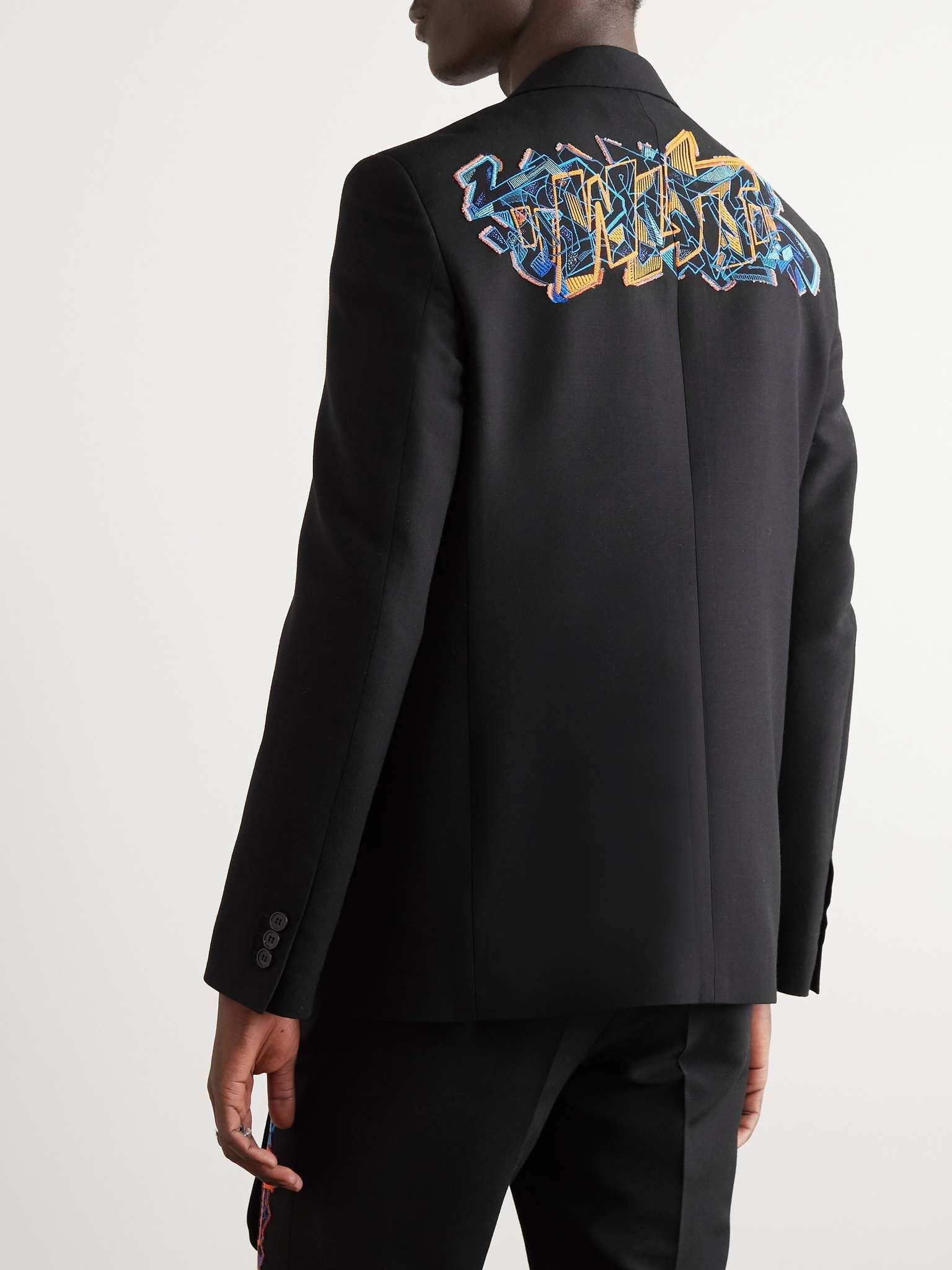 Off-White o1y0225 Logo Blazer in Black Size US M / EU 48-50 / 2 - 3 Thumbnail