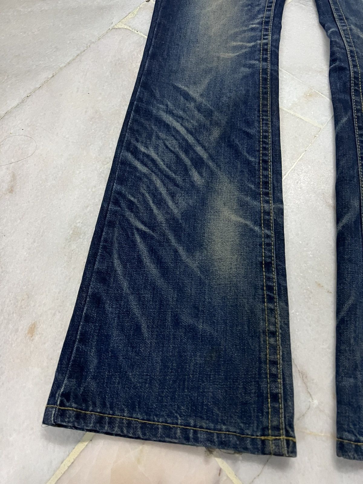Japanese Brand Lolita By Concert Club Flared Denim Size US 31 - 4 Thumbnail