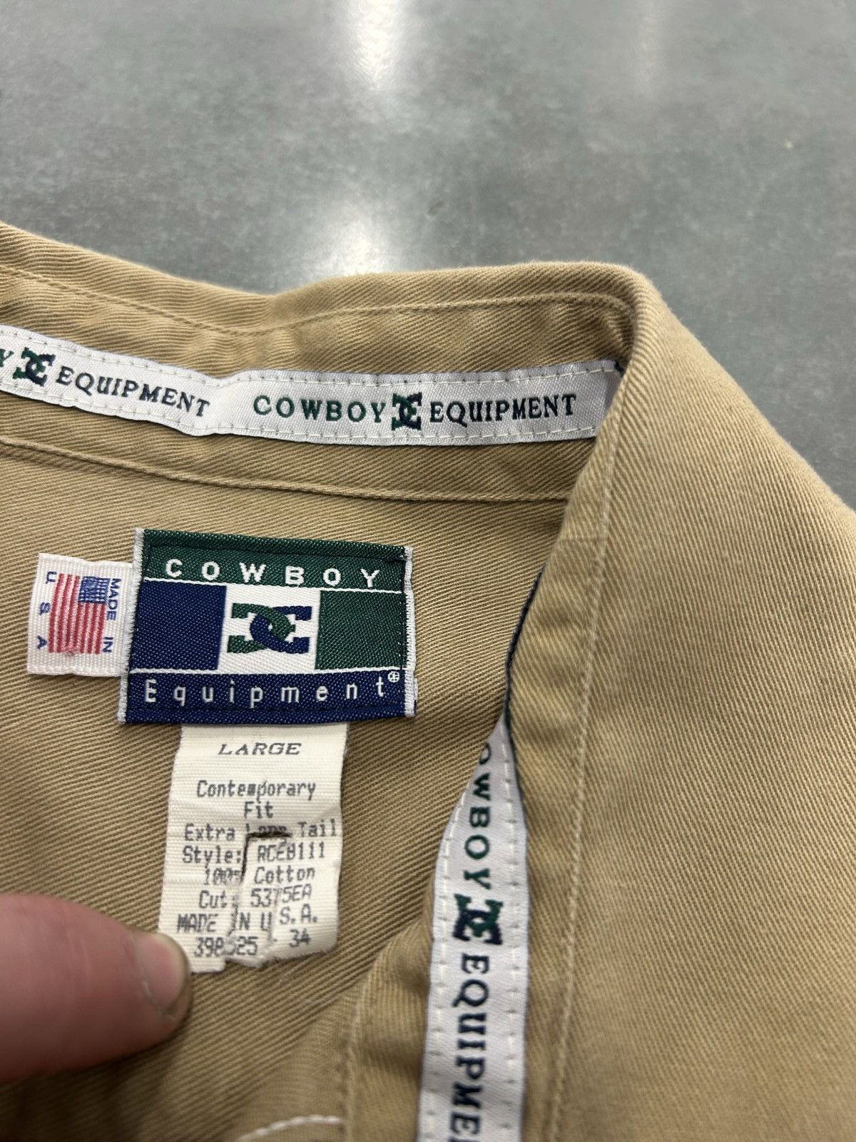 Cowboy Equipment Vintage Western-inspired Cowboy Equipment button-up shirt Size US L / EU 52-54 / 3 - 4 Thumbnail