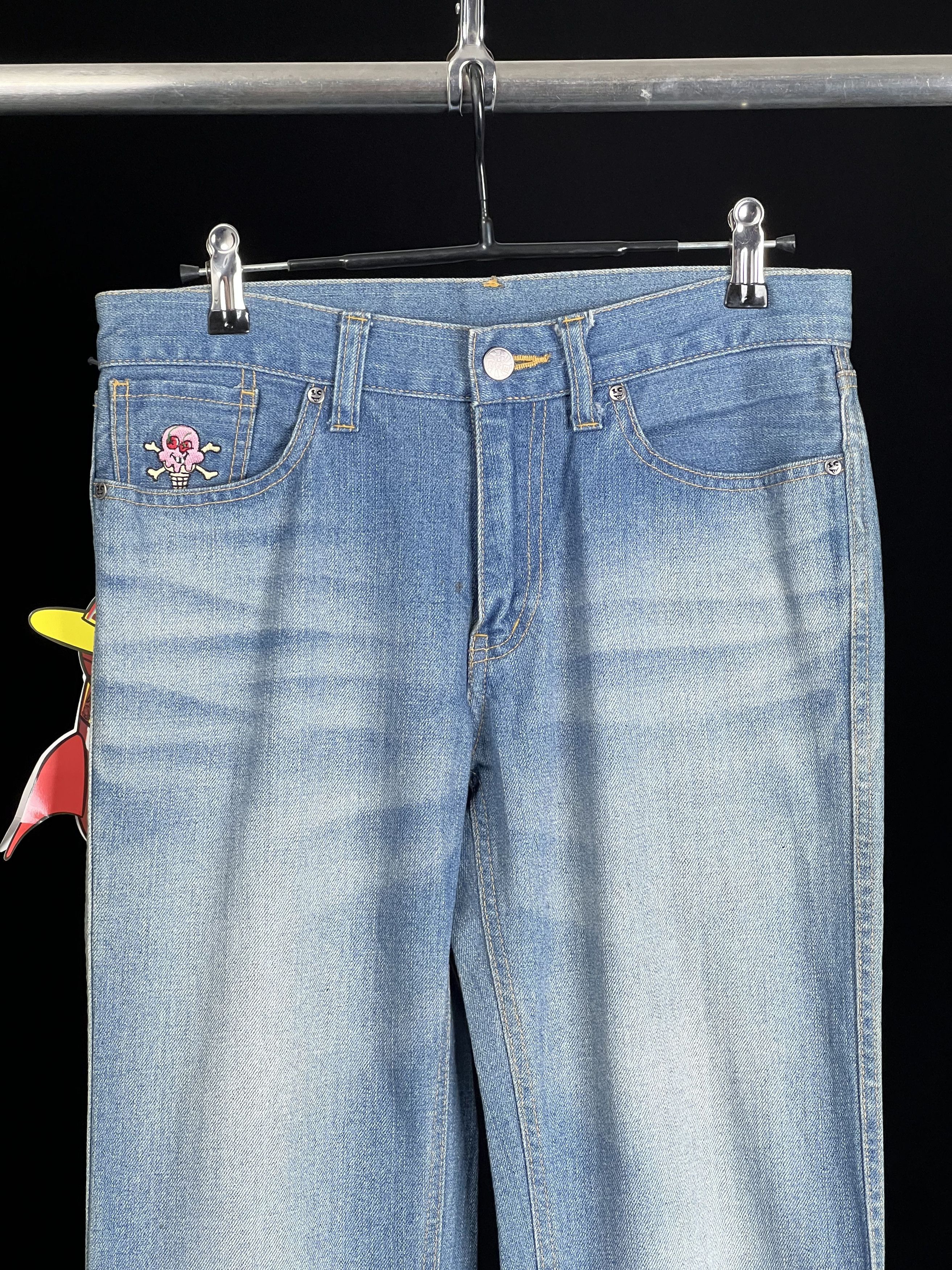 Icecream Brand New*Light Wash Embroidered Jeans Size XS Size US 28 / EU 44 - 4 Thumbnail