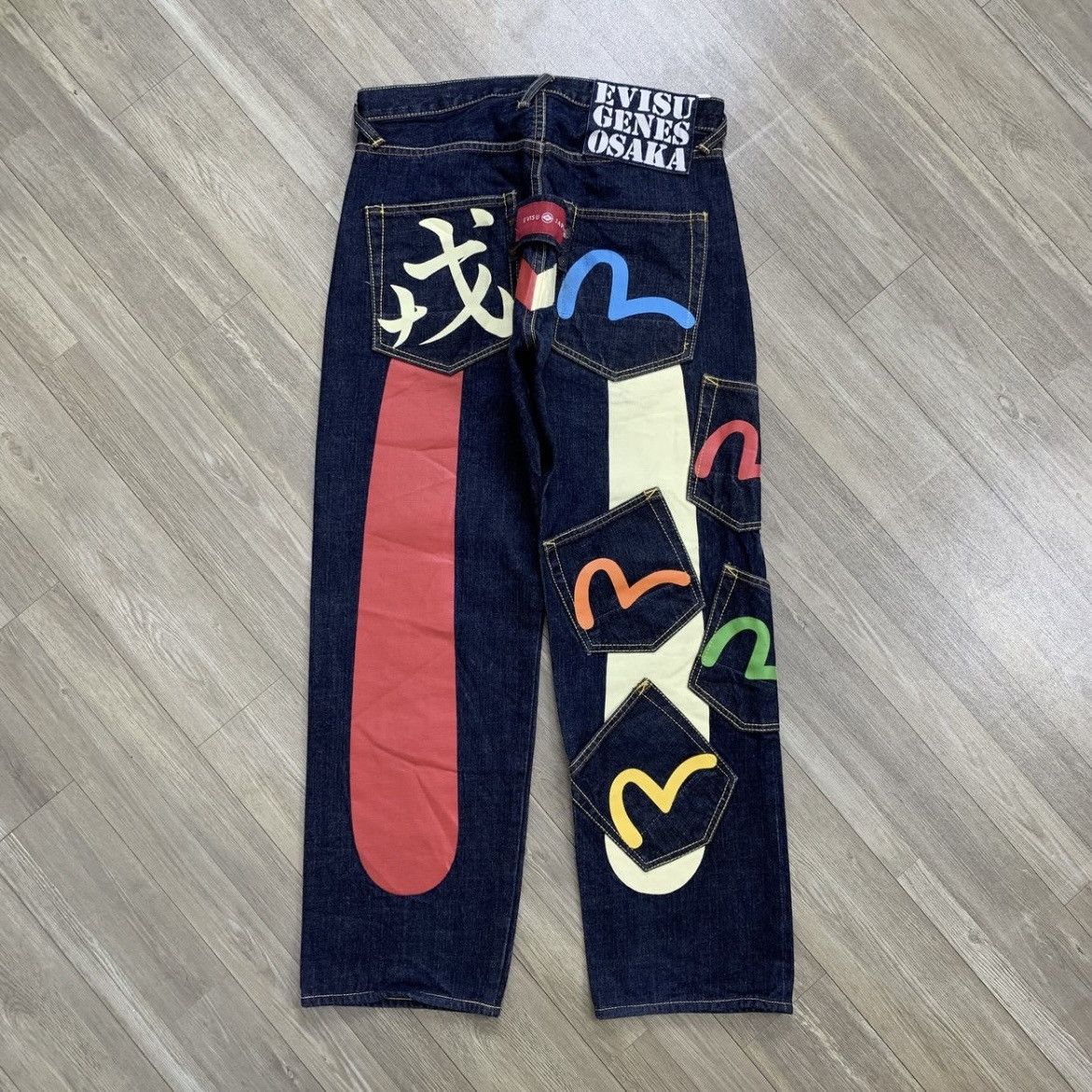Evisu EVISU DAICOCK SELVEDGE DENIM PANTS Size US 30 / EU 46 - 1 Thumbnail
