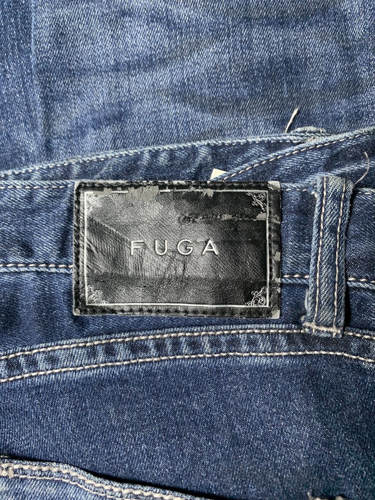 GOSTAR DE FUGA × If Six Was Nine × Le Grande Bleu (L.G.B.) 2000s Fuga Claw Marks Jeans Vkei Style Size US 29 - 10 Thumbnail
