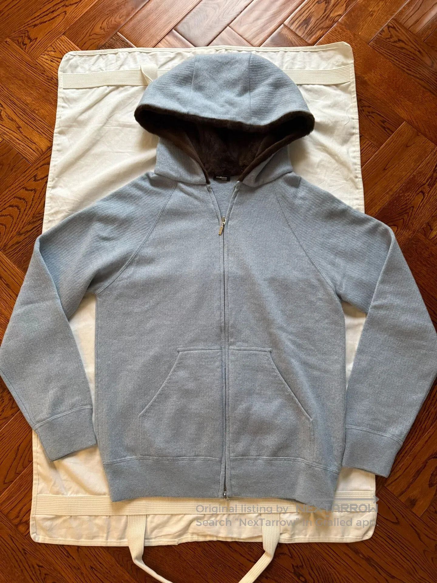 Kiton Kiton Cashmere Mink Hooded Coat S. Size US S / EU 44-46 / 1 - 1 Thumbnail
