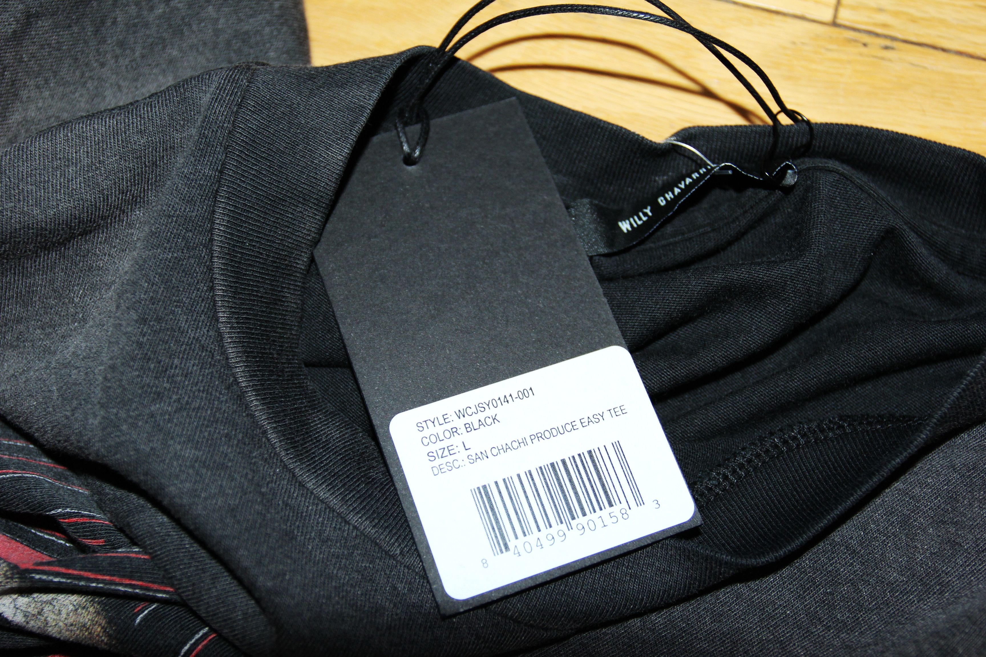 Willy Chavarria BNWT AW25 WILLY CHAVARRIA SAN CHACHI PRODUCE EASY TEE L Size US L / EU 52-54 / 3 - 8 Thumbnail