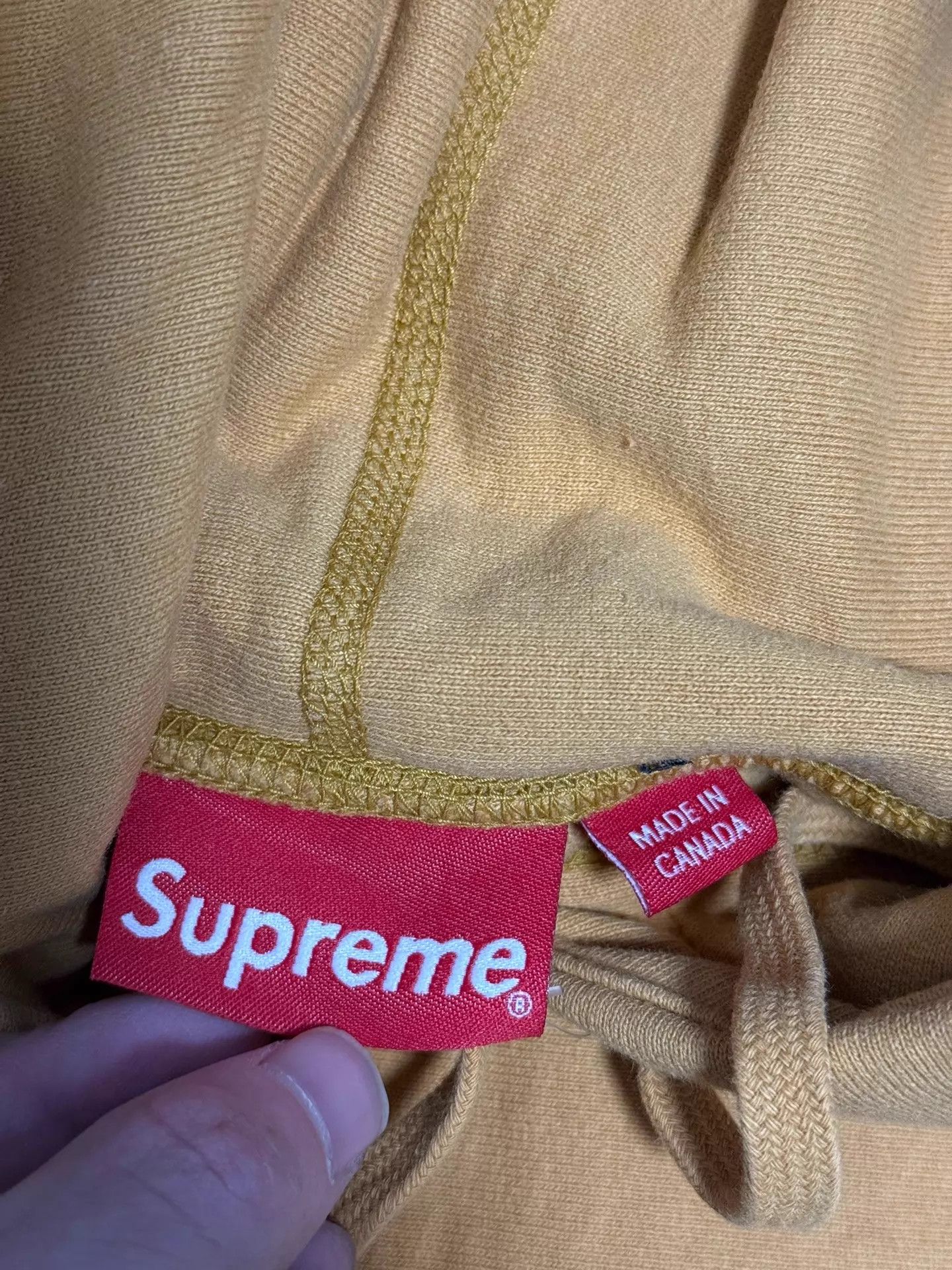 Supreme Supreme FW21 Box Logo Hoodie Light Mustard L New Size US L / EU 52-54 / 3 - 3 Thumbnail