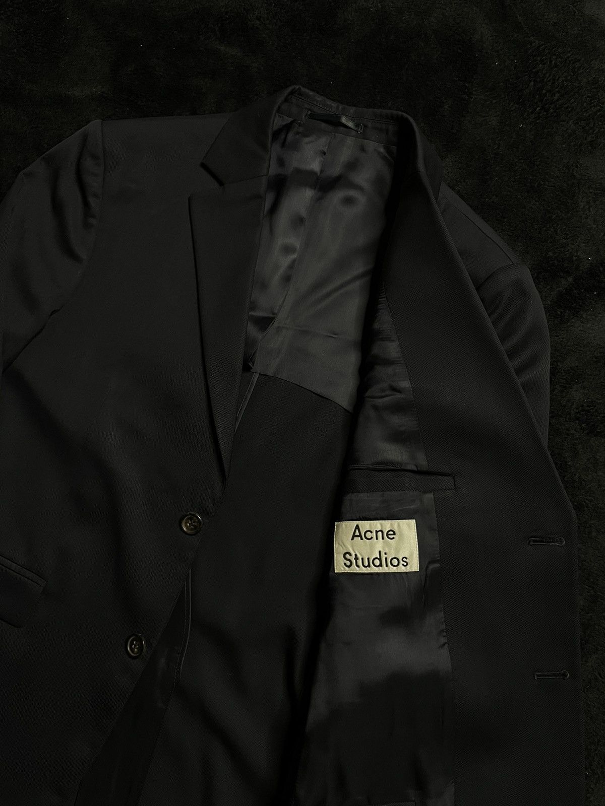 Acne Studios Acne Studios Aron Blazer Dark Blue Jacket Men‘s Size 48 (S) Size 48S - 3 Thumbnail