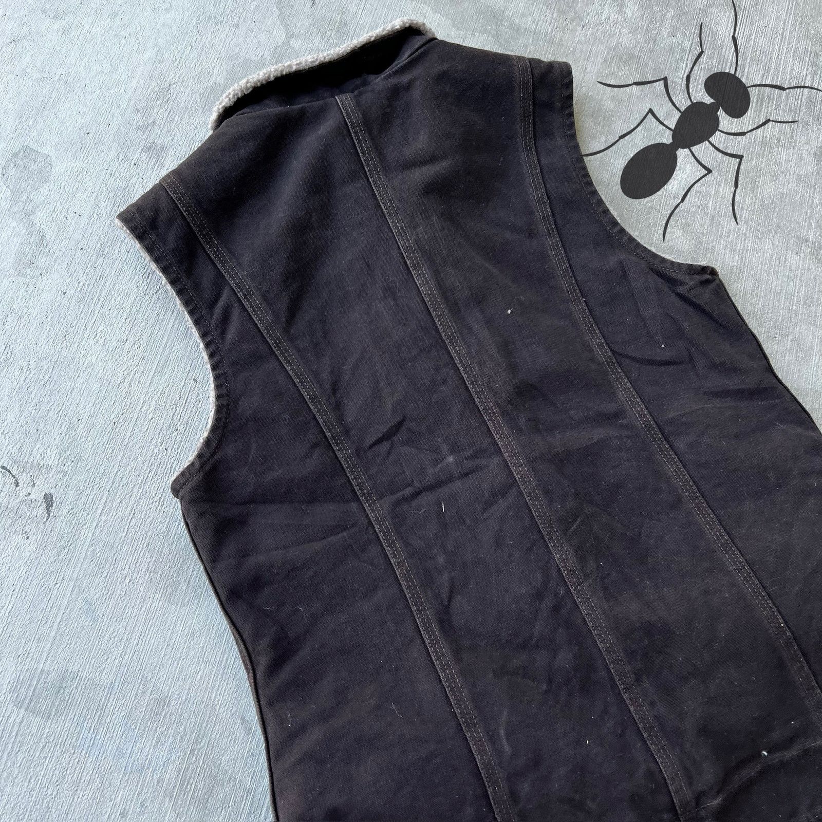 Carhartt × Vintage Carhartt WOMENS WV001 DKB brown work wear vest Size US S / EU 44-46 / 1 - 4 Thumbnail