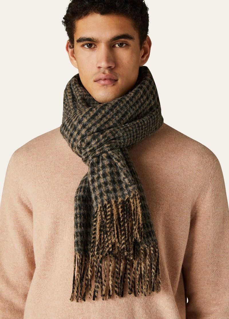 Loro Piana o1srvl11e0325 FAN4733 Size: OS / Sciarpa Scarf in Brown Size ONE SIZE - 2 Thumbnail