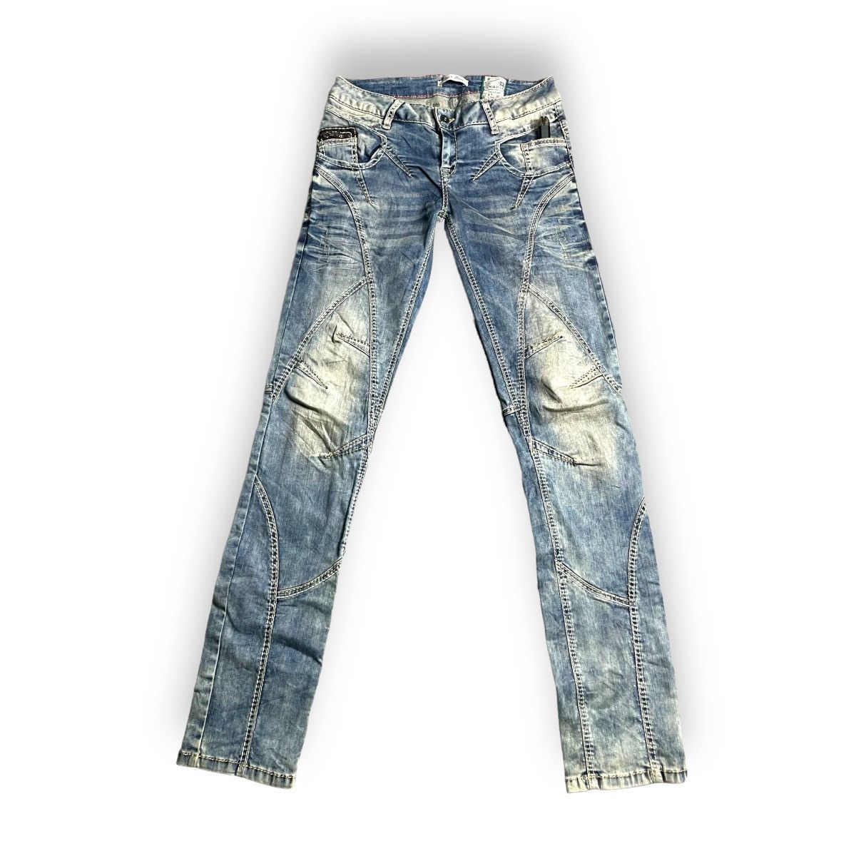 Hysteric Glamour CIPO BAXX WASHED BLEACH SKINNY FIT DENIM PANTS Size 28" / US 6 / IT 42 - 1 Thumbnail