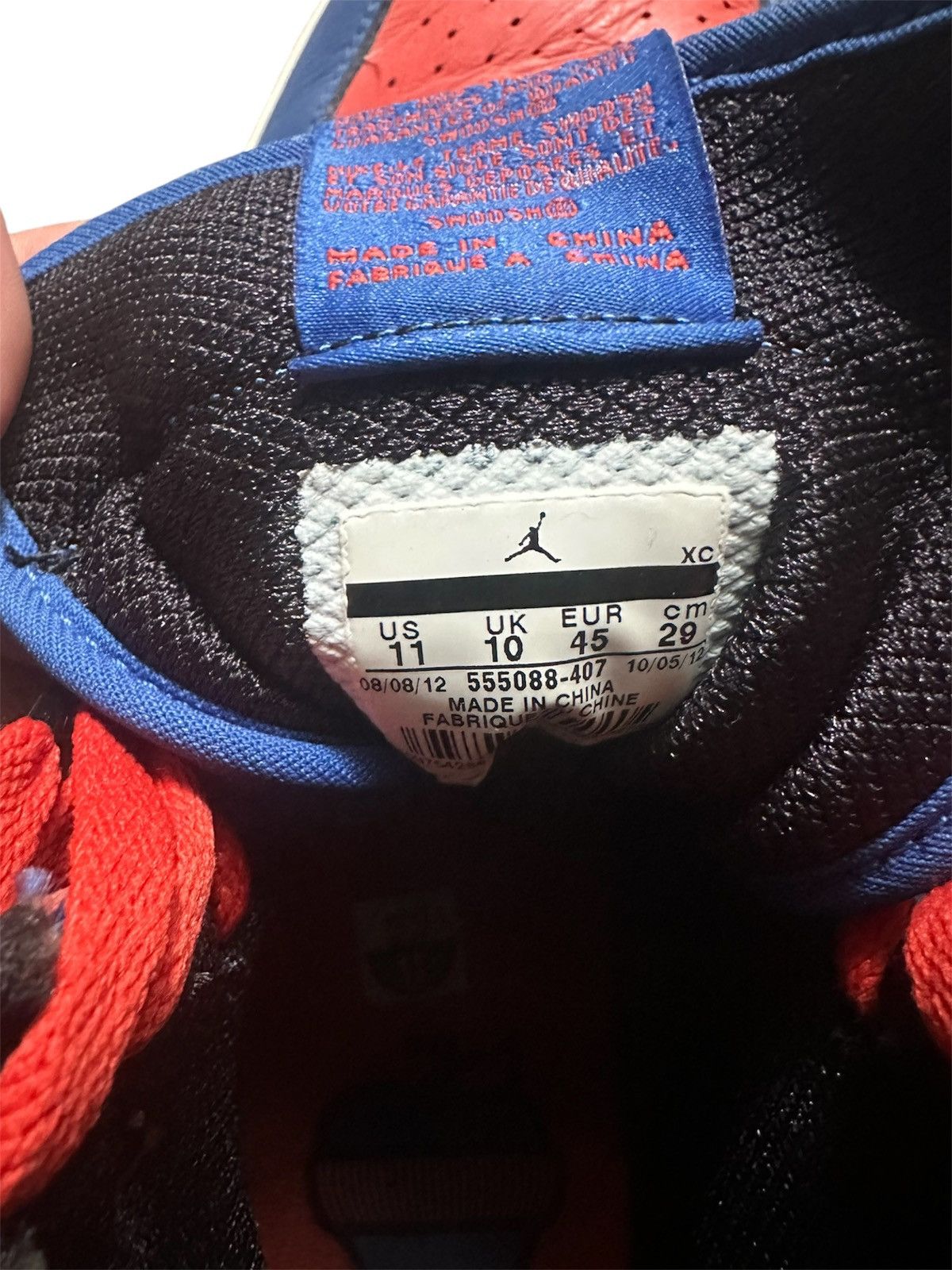 Jordan Brand Jordan 1 High OG ‘Knicks’ Size US 11 / EU 44 - 9 Thumbnail