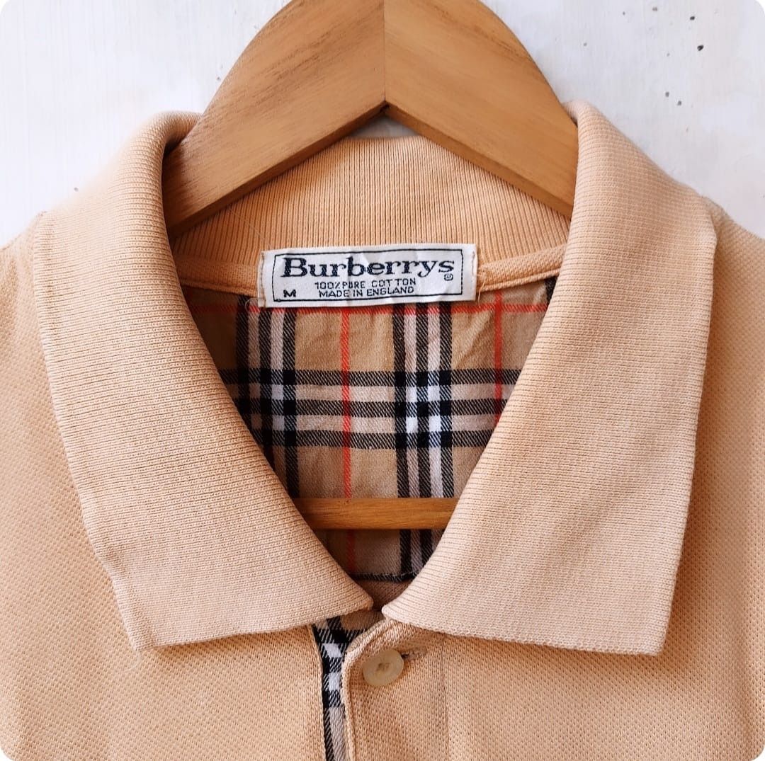Burberry × Burberry Prorsum × Vintage Vintage 90s Burberrys Polo Shirt Size US M / EU 48-50 / 2 - 5 Thumbnail