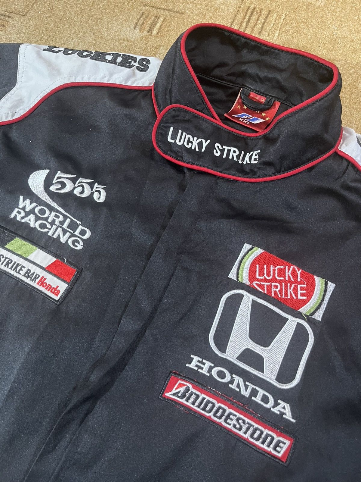 Vintage Rare vintage f1 honda lucky strike racing jacket Size US L / EU 52-54 / 3 - 3 Thumbnail