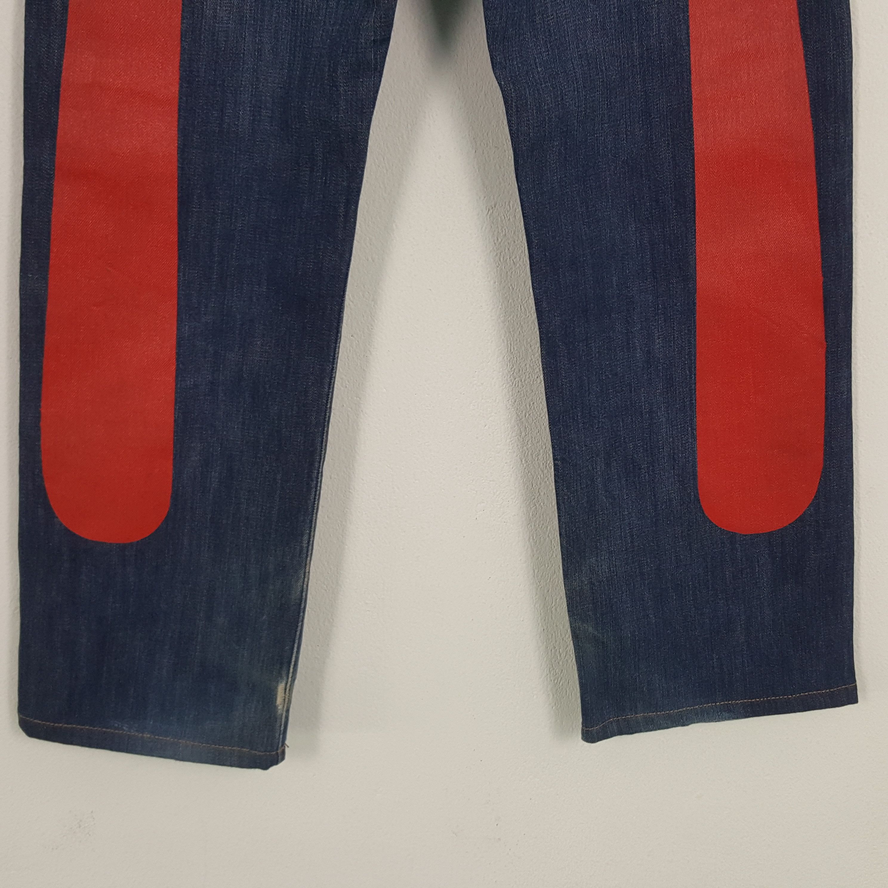 Evisu × Japanese Brand × Vintage Vintage EVISU Japanese Brand Daicock Custom Art Denim Jeans Size US 35 - 4 Thumbnail