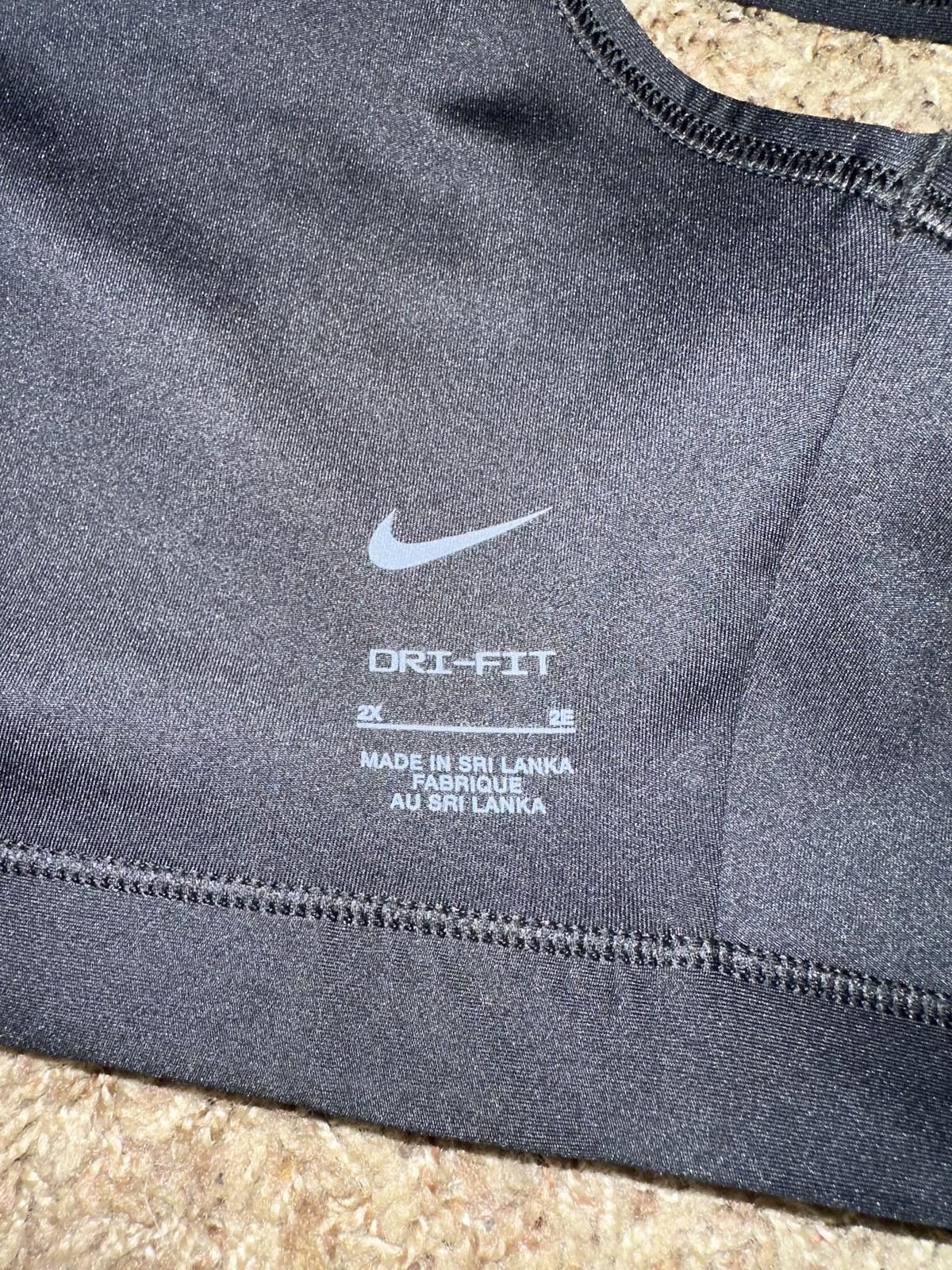 Nike Nike x Megan Thee Stallion Women's Medium-Support Non-Padded Sports Bra Black Size ONE SIZE - 8 Thumbnail