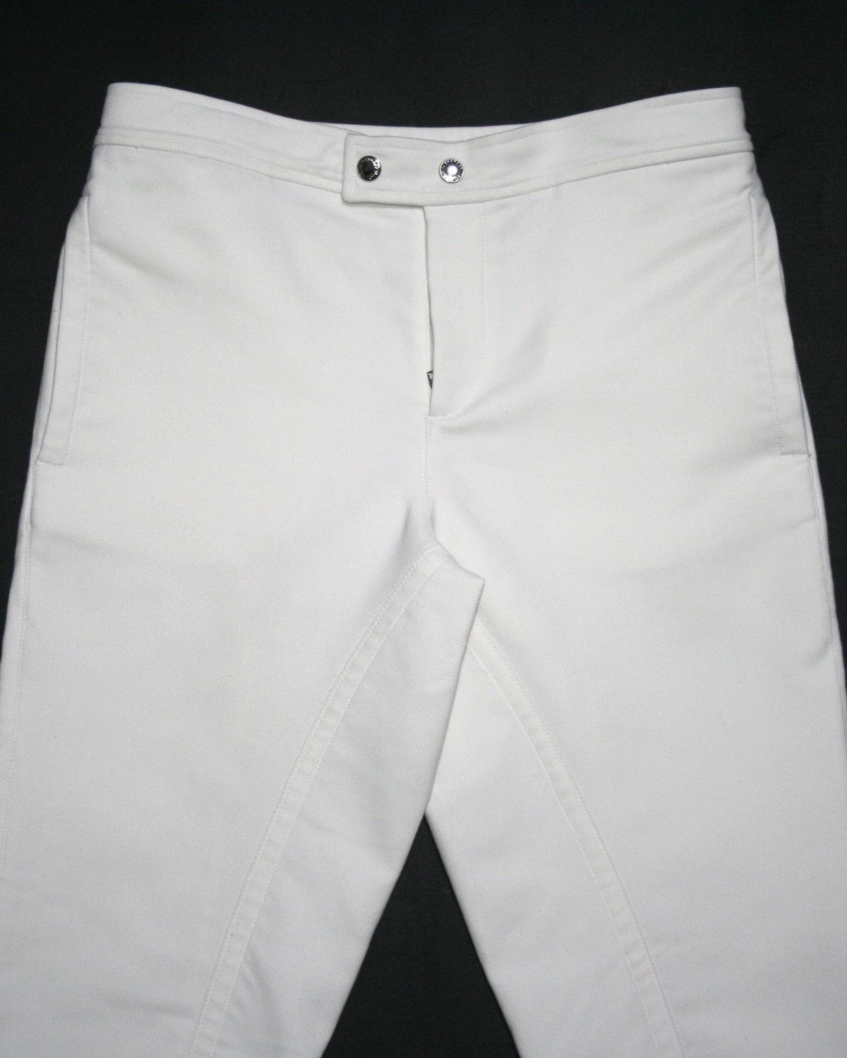 image of Ss 2019 Alexander Mcqueen Fitted Jodhpur Trousers Pants in White, Men's (Size 32)