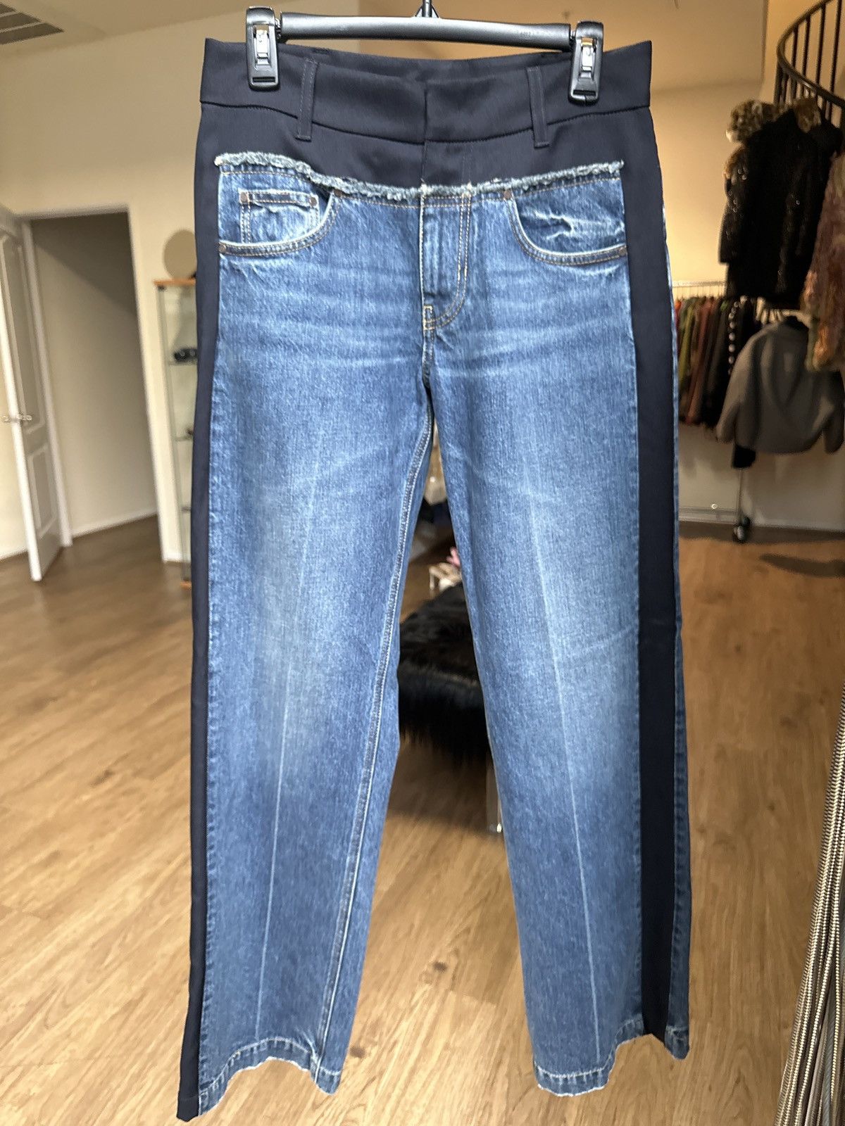 Stella McCartney $990 FW23 Runway Hybrid twill denim Size US 30 / EU 46 - 4 Thumbnail