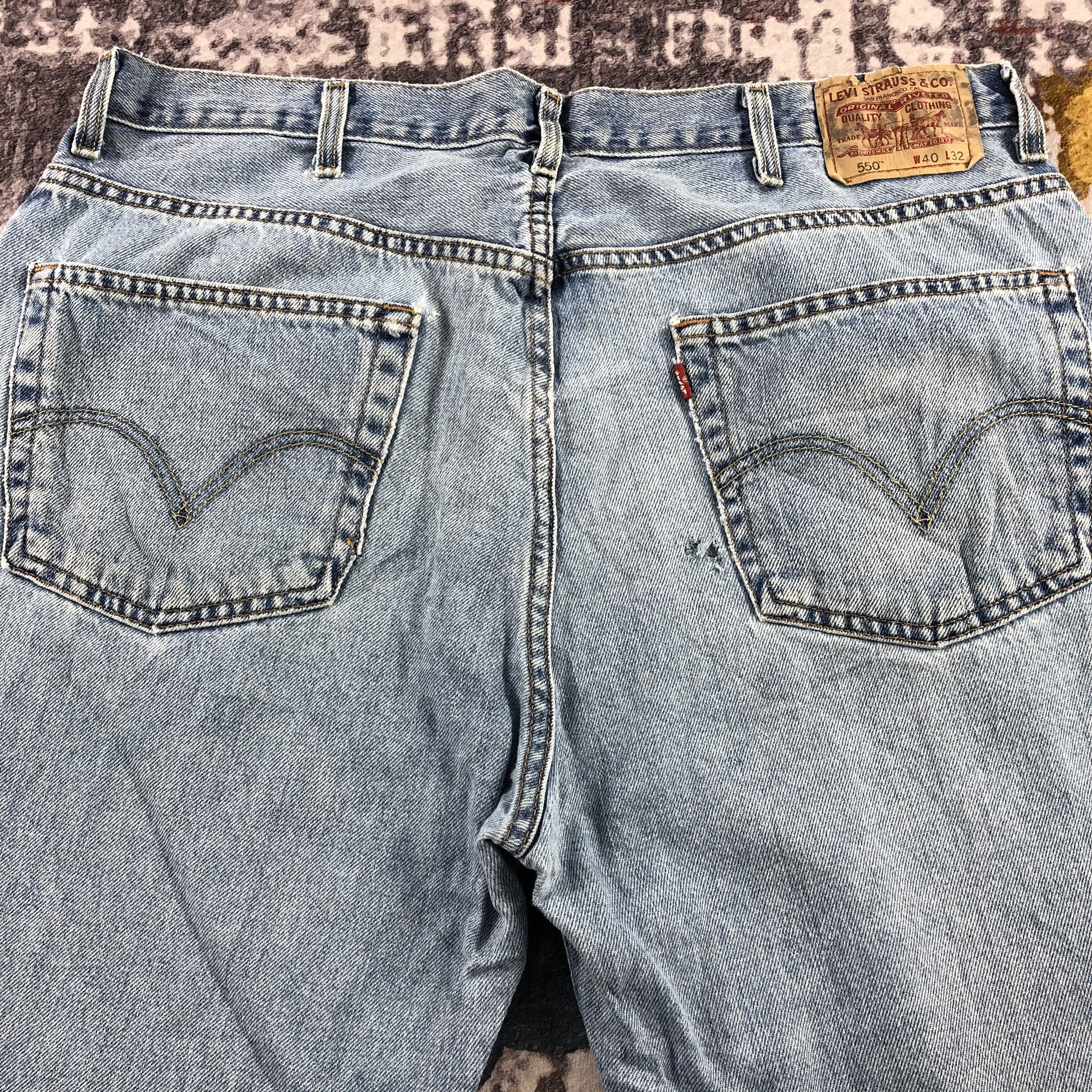 Levi's × Vintage Vintage Blue Wash Levis 550 Jeans-JM2943 Size US 39 - 6 Thumbnail