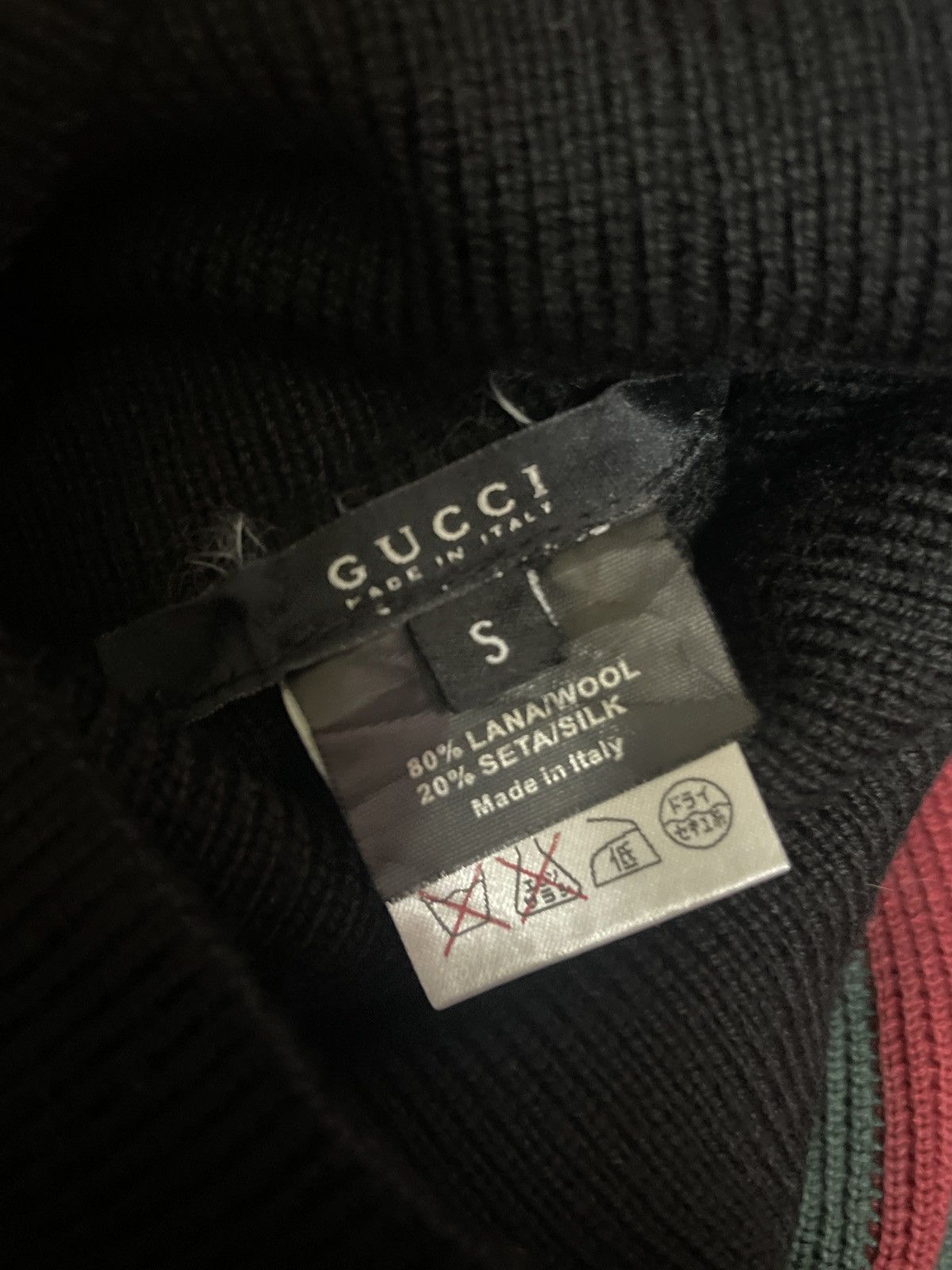 Gucci Gucci Wool Turtleneck Sweater Signature Web Size US S / EU 44-46 / 1 - 7 Thumbnail